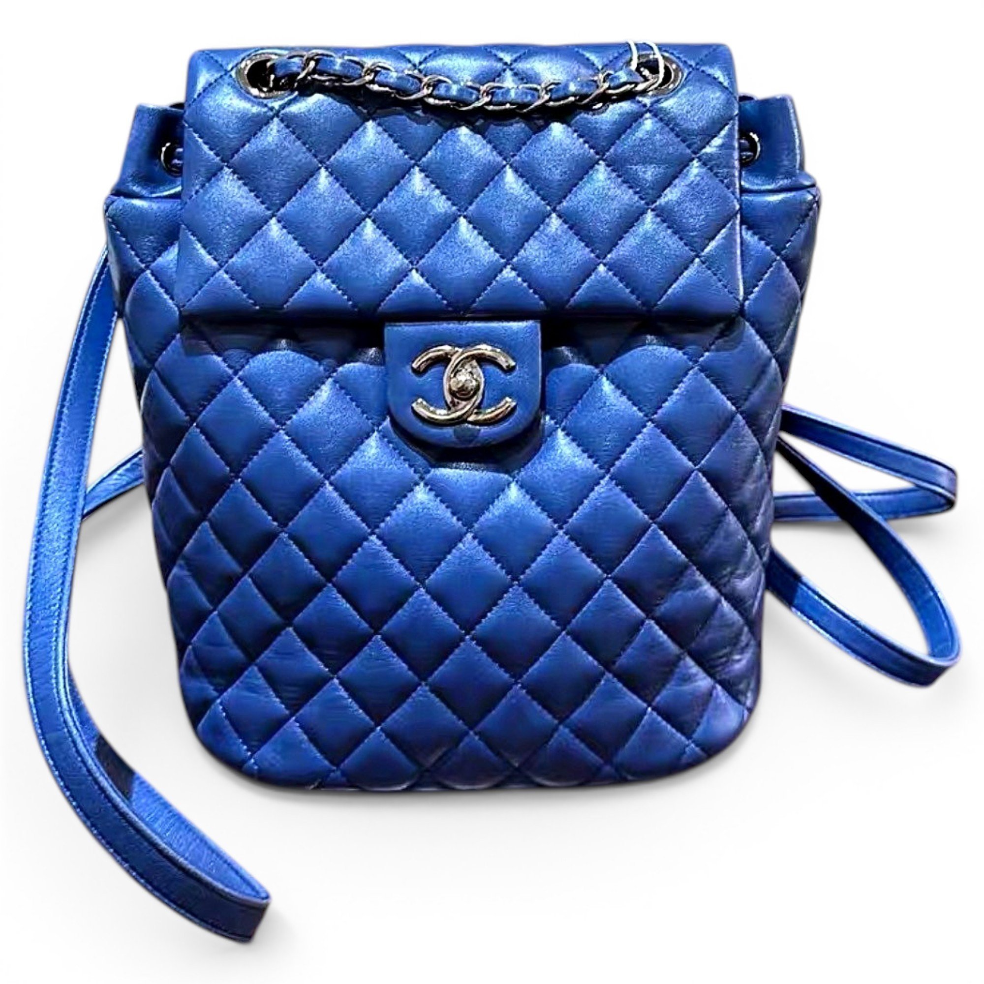 Leather backpack