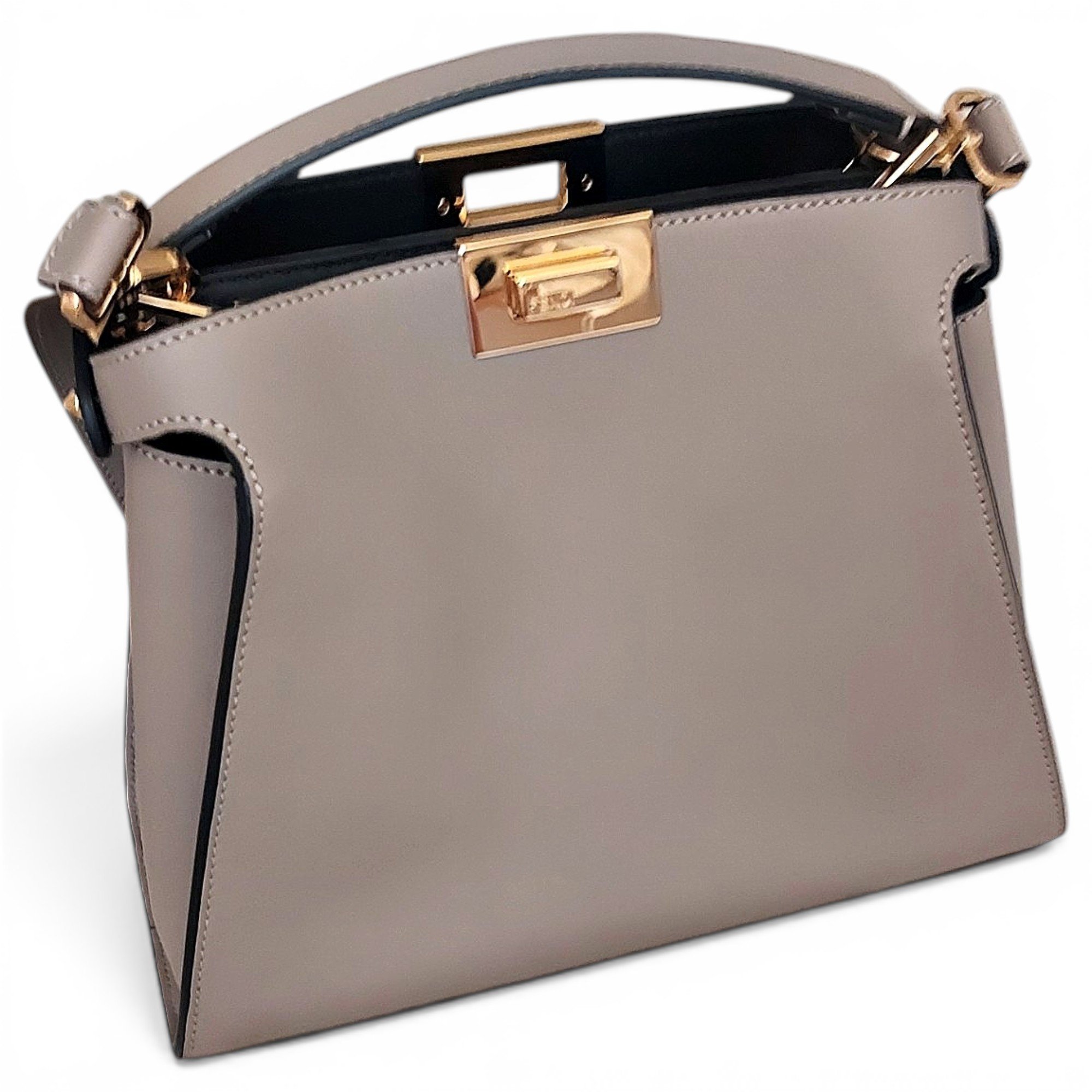 Peekaboo leather handbag