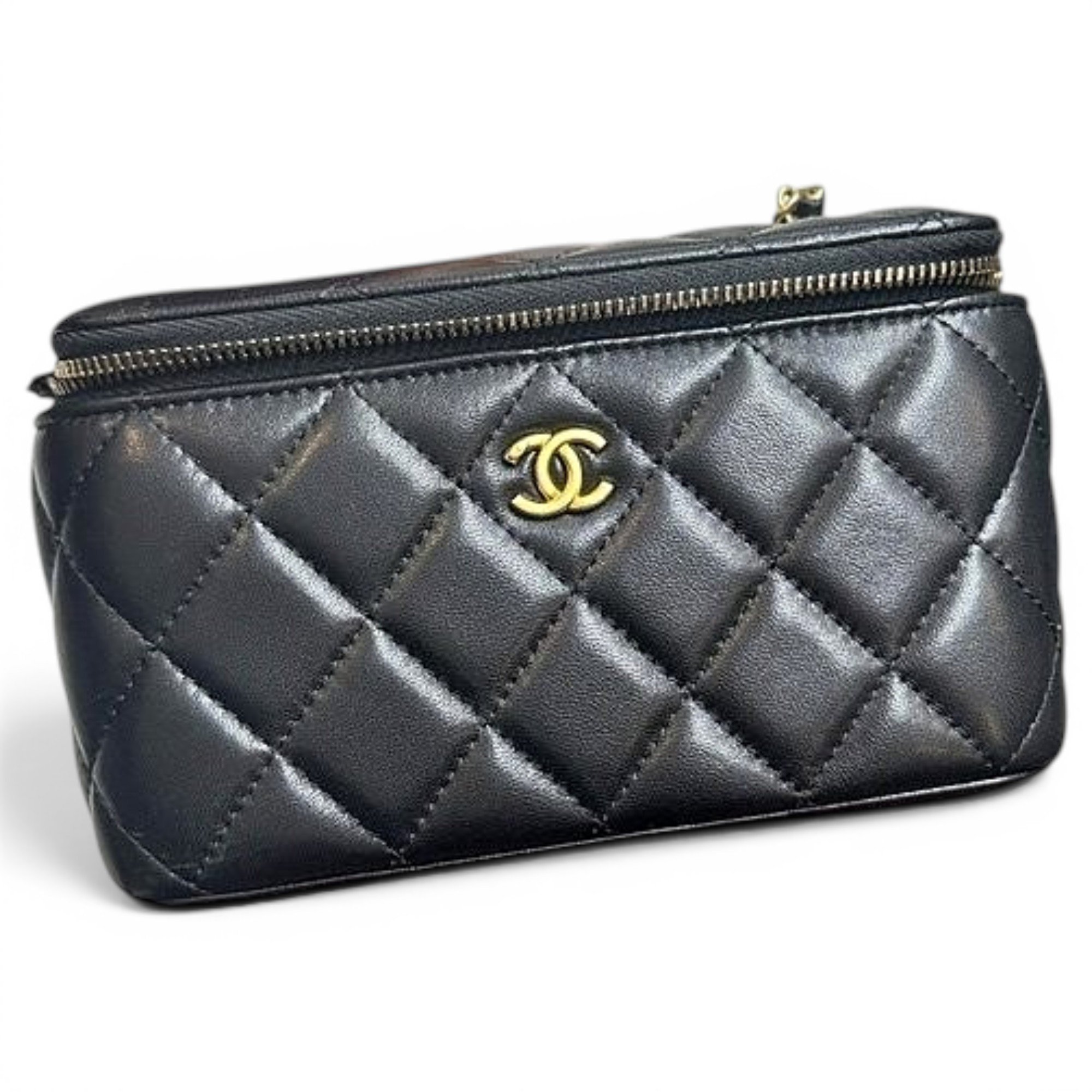 Trendy CC Vanity leather handbag