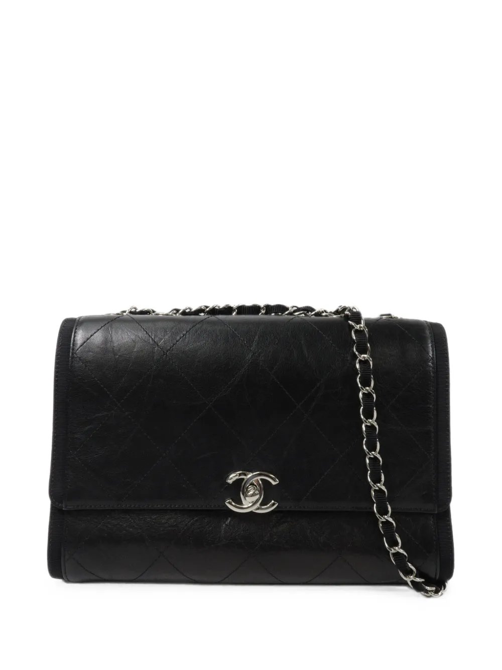 CC turn-lock shoulder bag