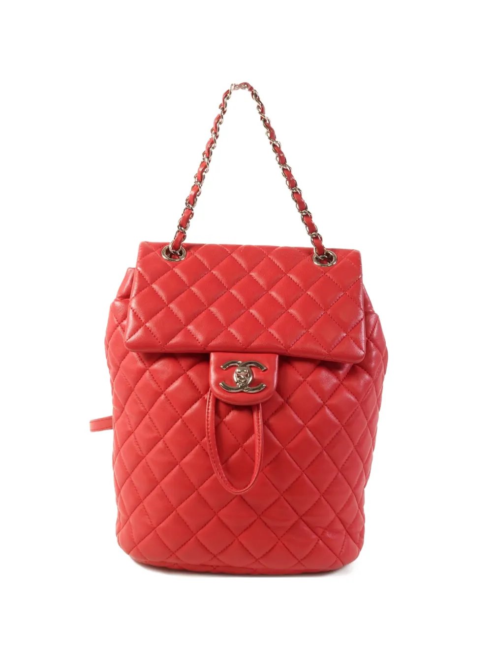 CC turn-lock quilted backpack