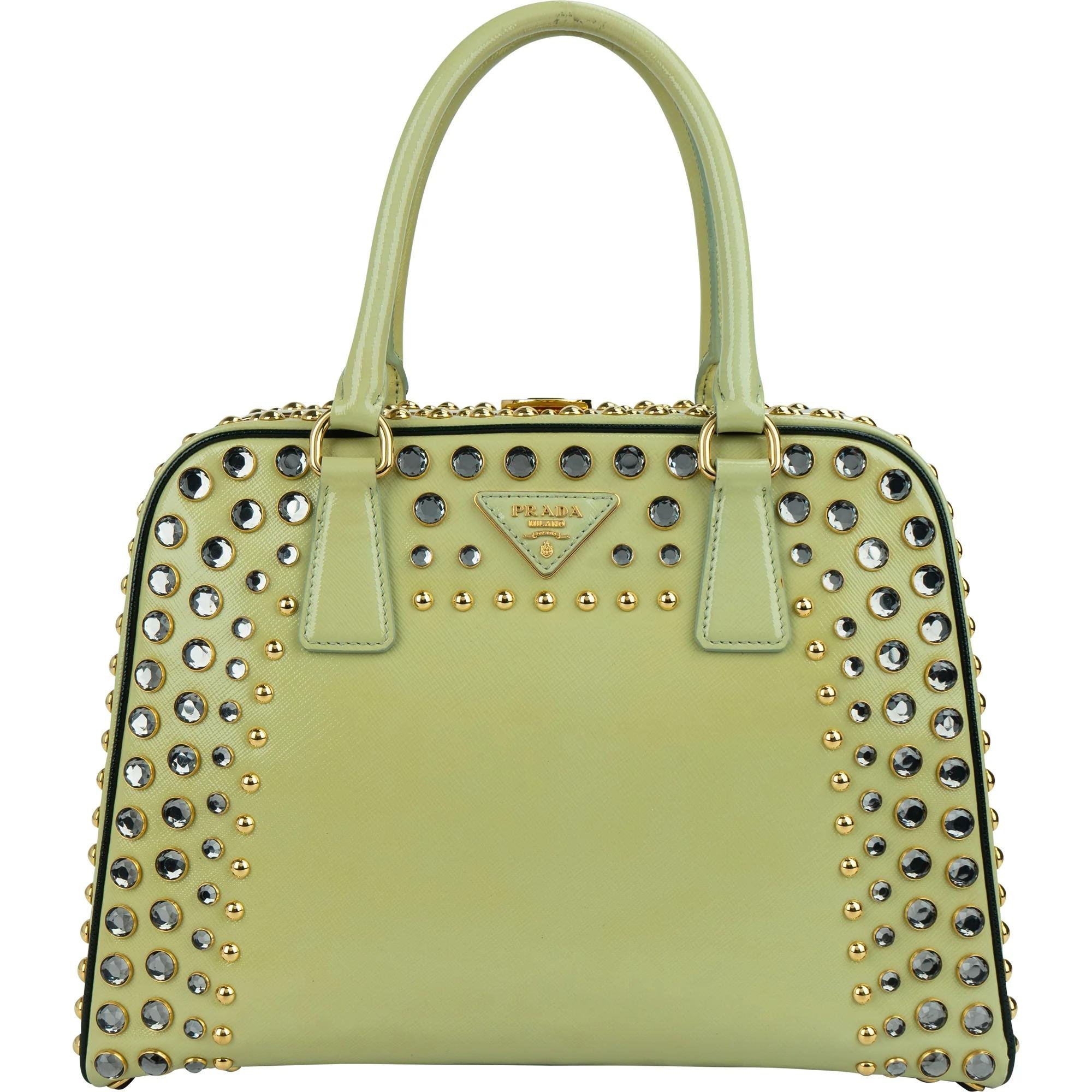 Promenade leather handbag
