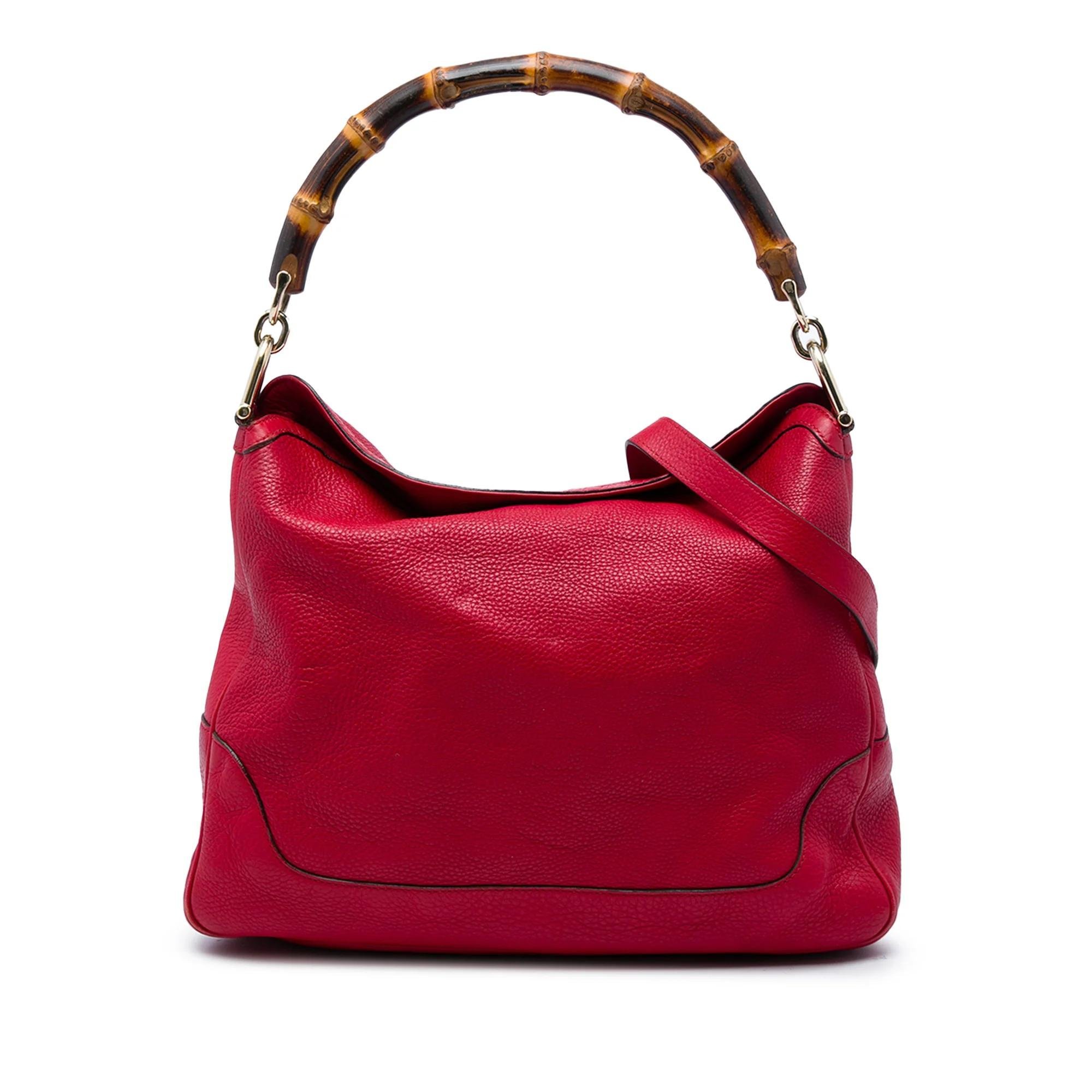 Bamboo pony-style calfskin handbag