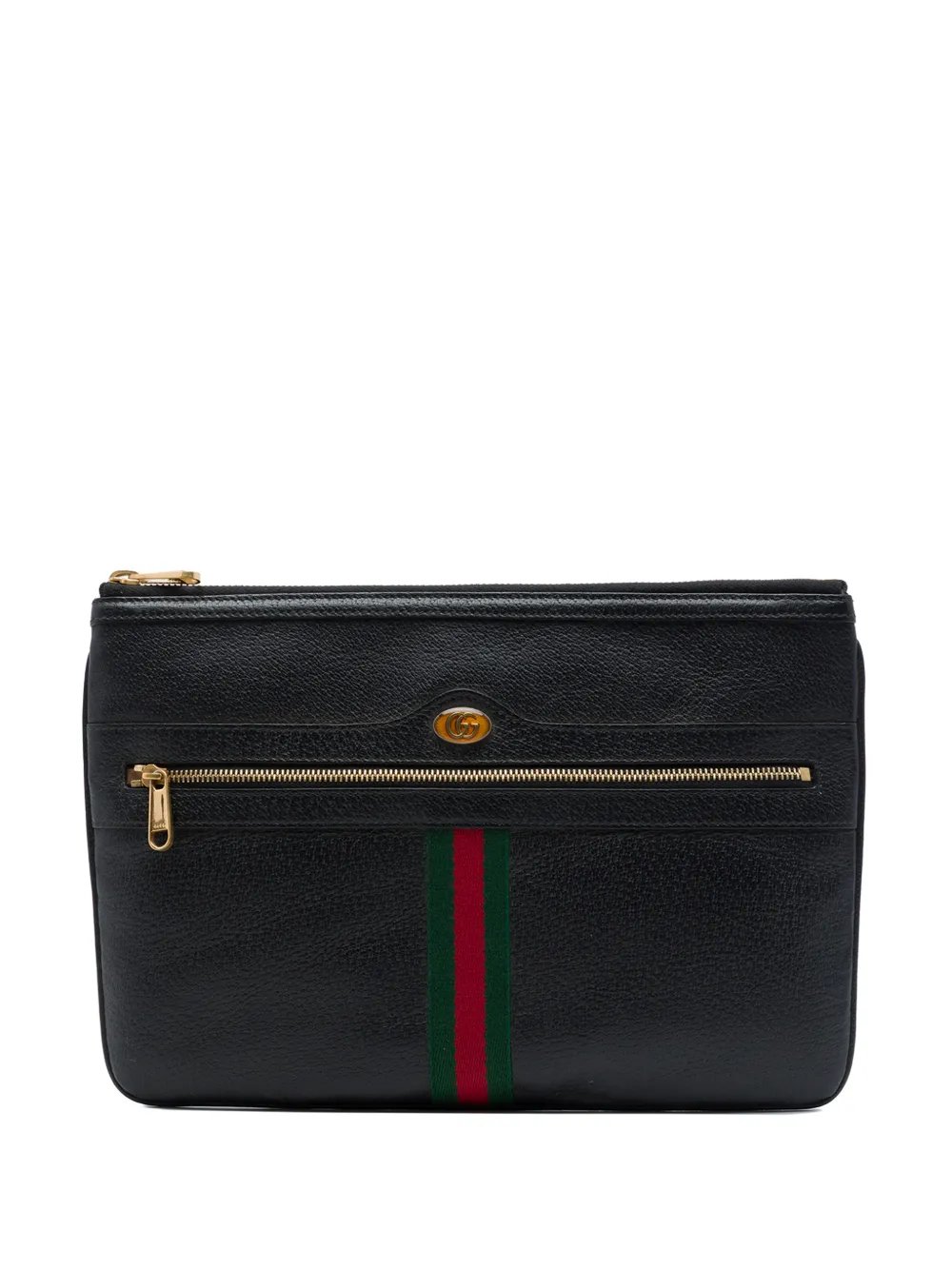 2016-2026 Calfskin Web Ophidia clutch bag