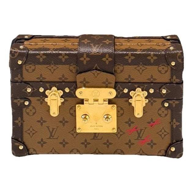 Petite Malle leather handbag