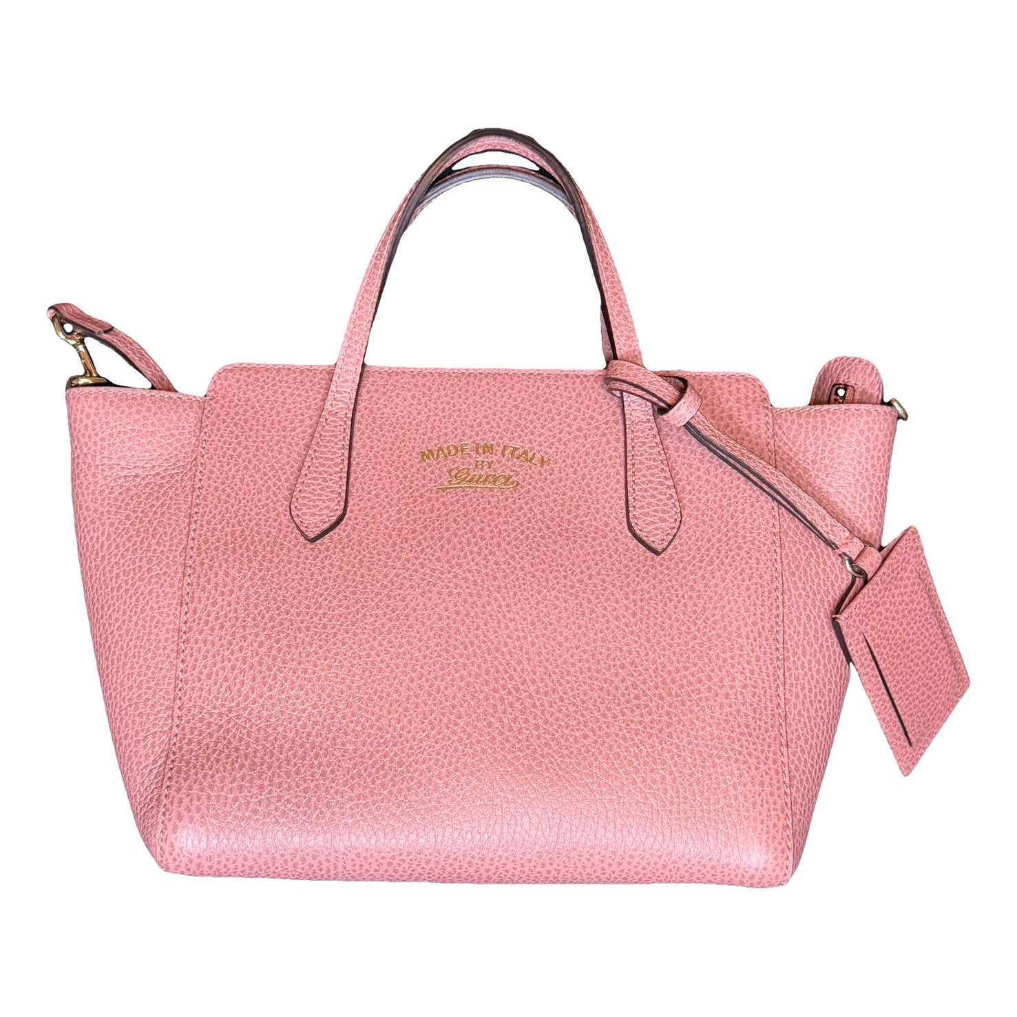 Swing leather tote