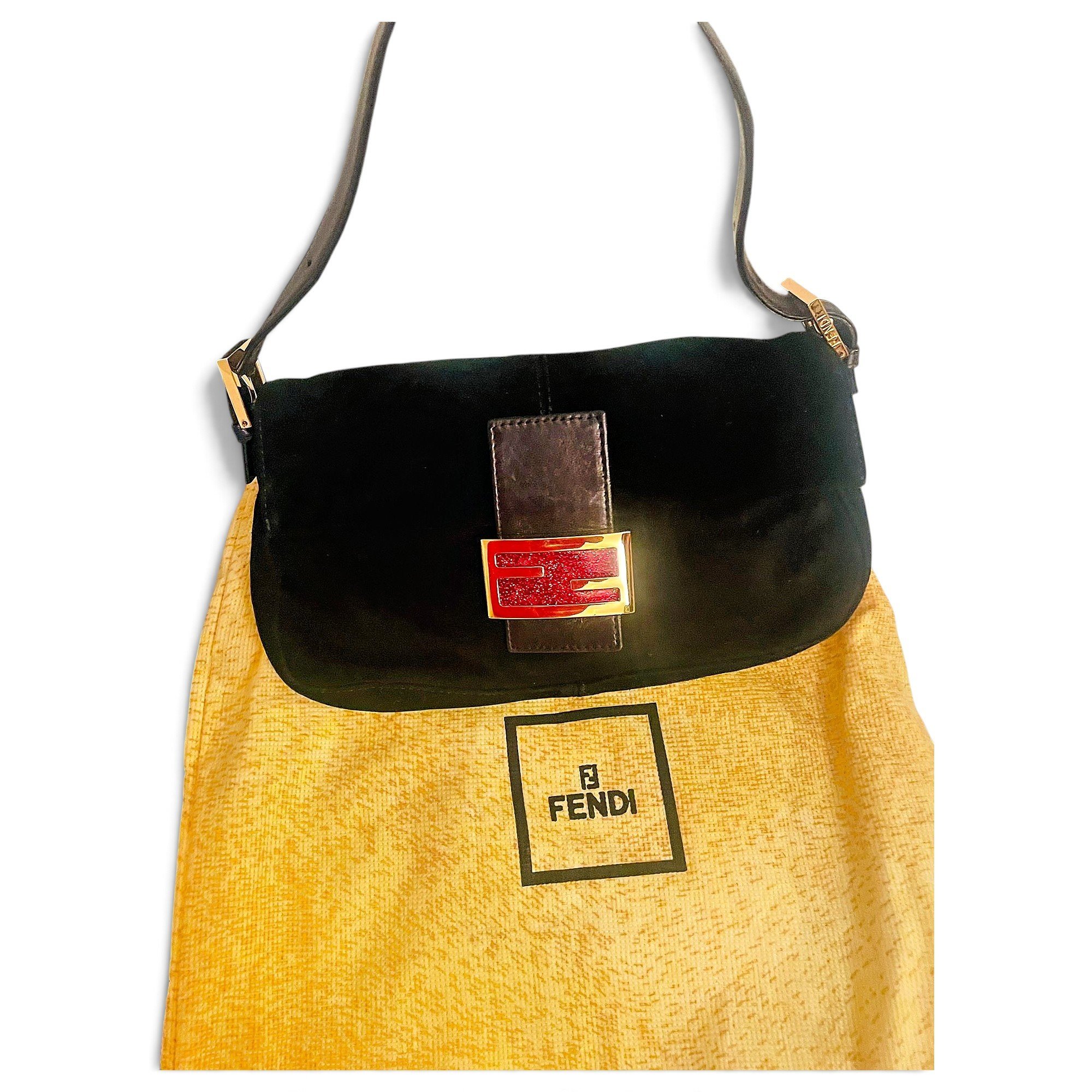 Baguette pony-style calfskin handbag
