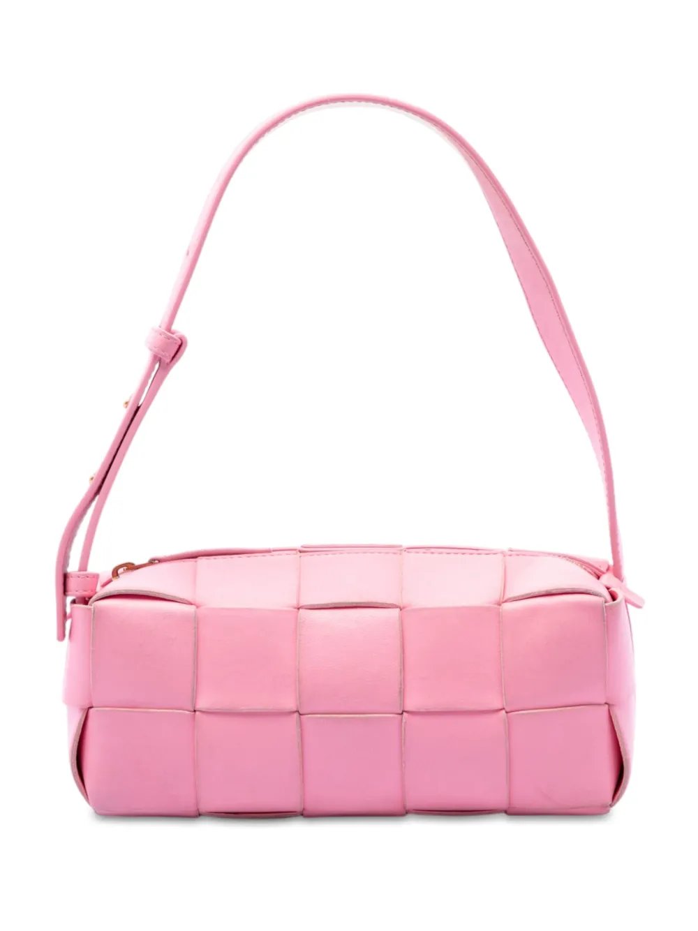 Bottega Veneta 2012-2026 Small Lambskin Intrecciato Brick Cassette shoulder bag
