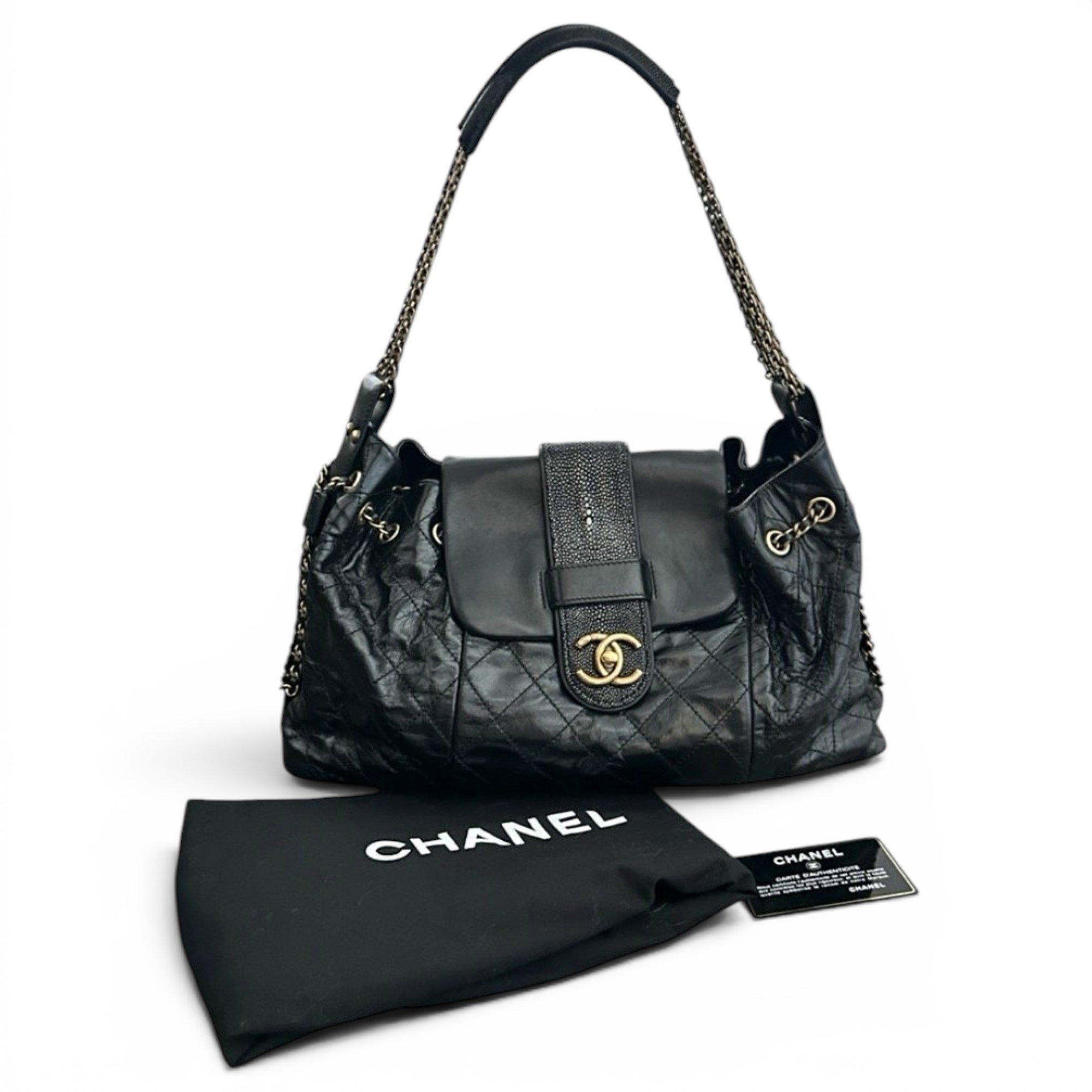 Leather handbag