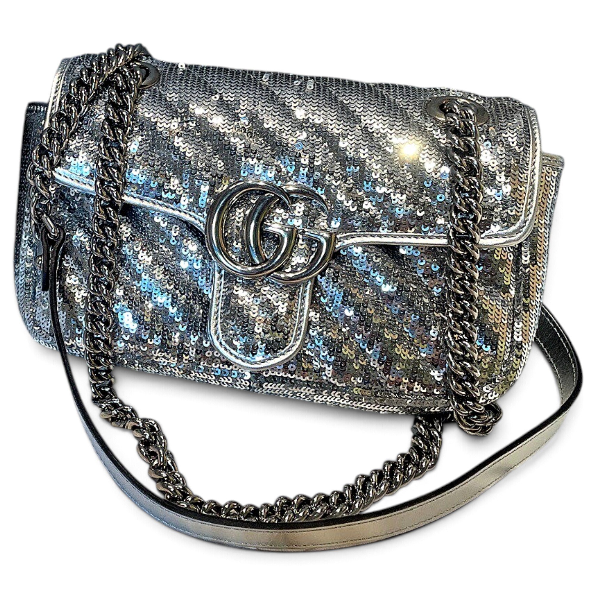 GG Marmont Flap leather crossbody bag