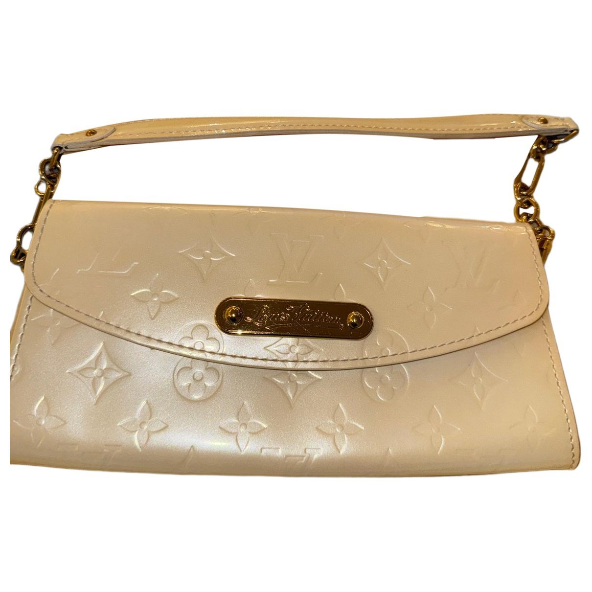 Sunset Boulevard patent leather handbag
