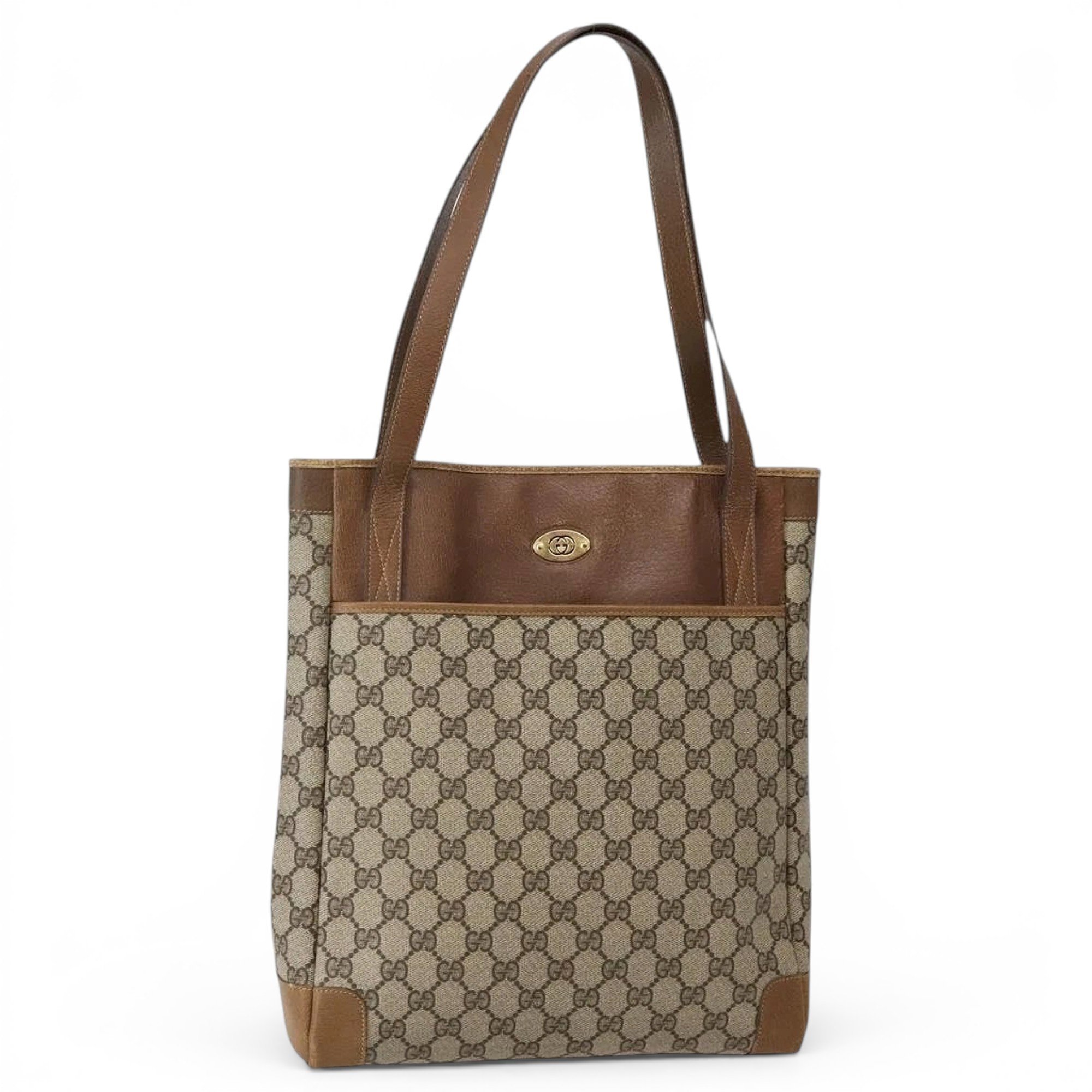 Leather tote