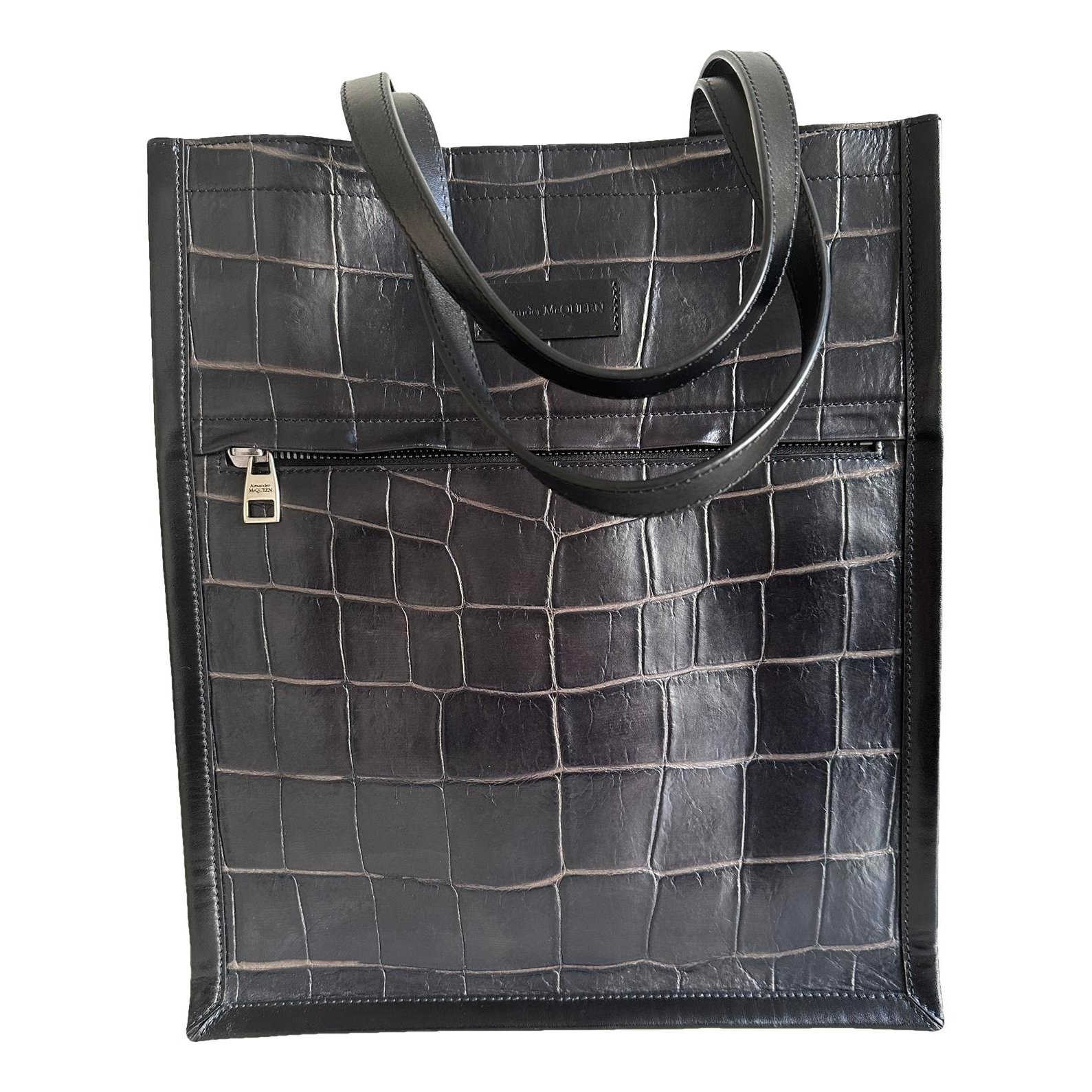 Leather tote