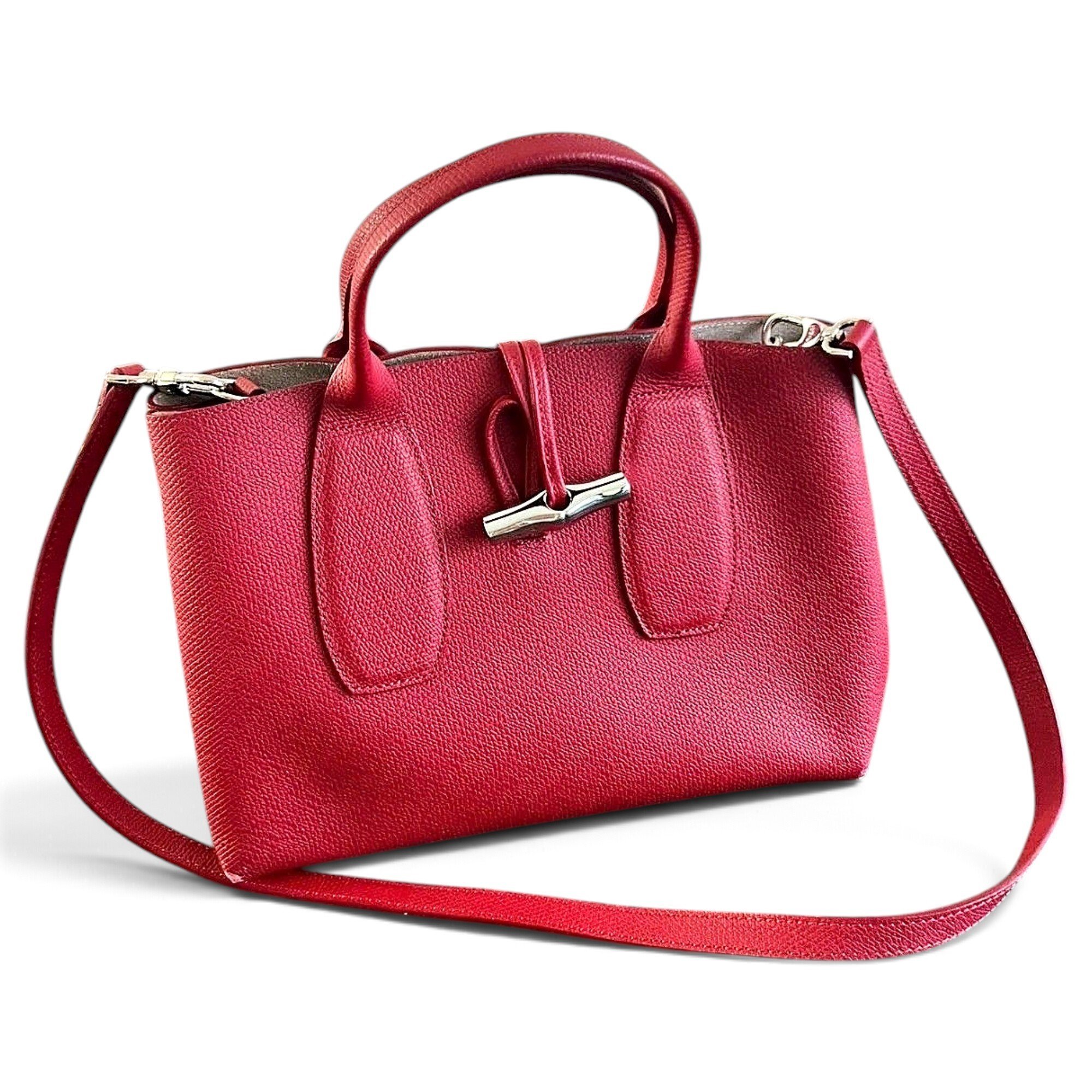 Longchamp Roseau leather bag