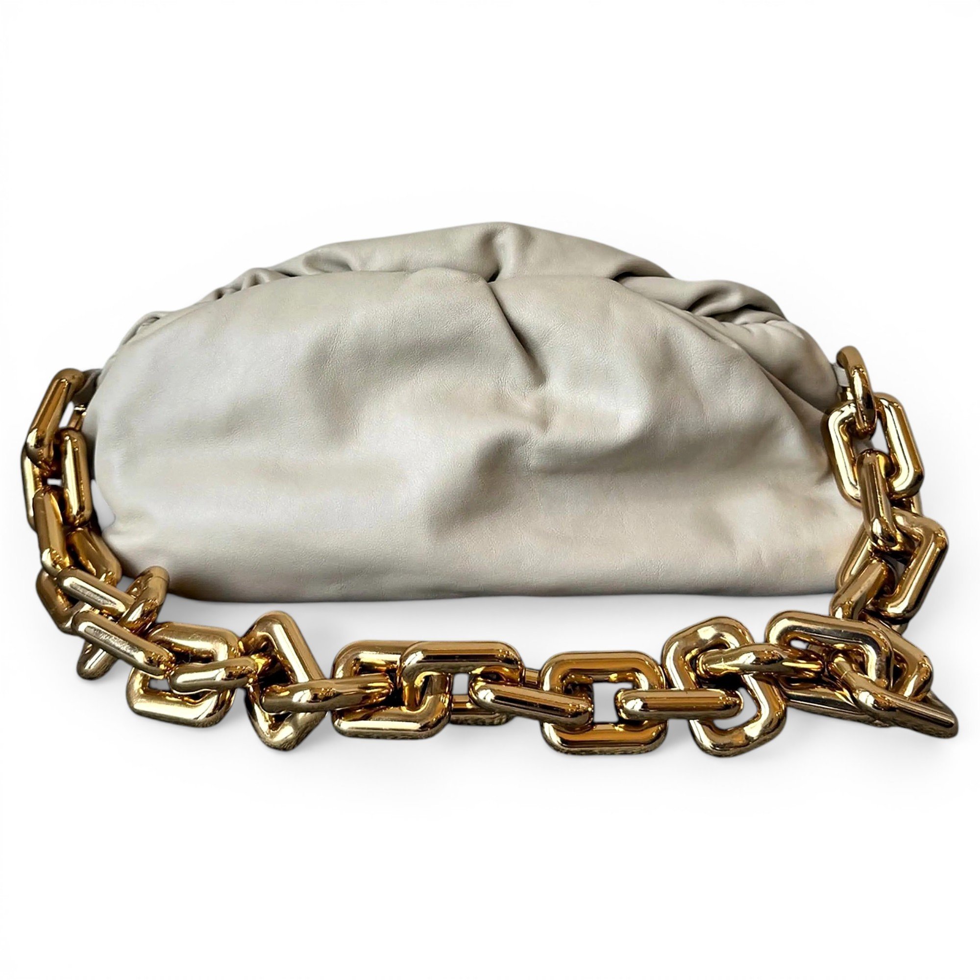 Chain Pouch leather handbag