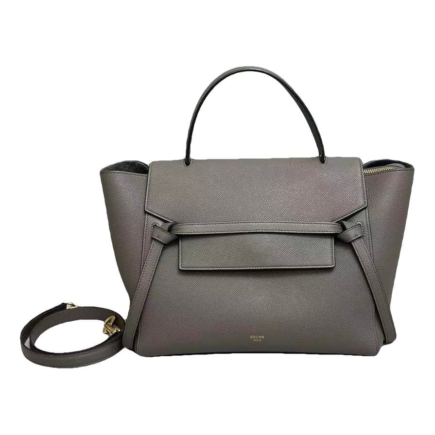 Belt leather handbag