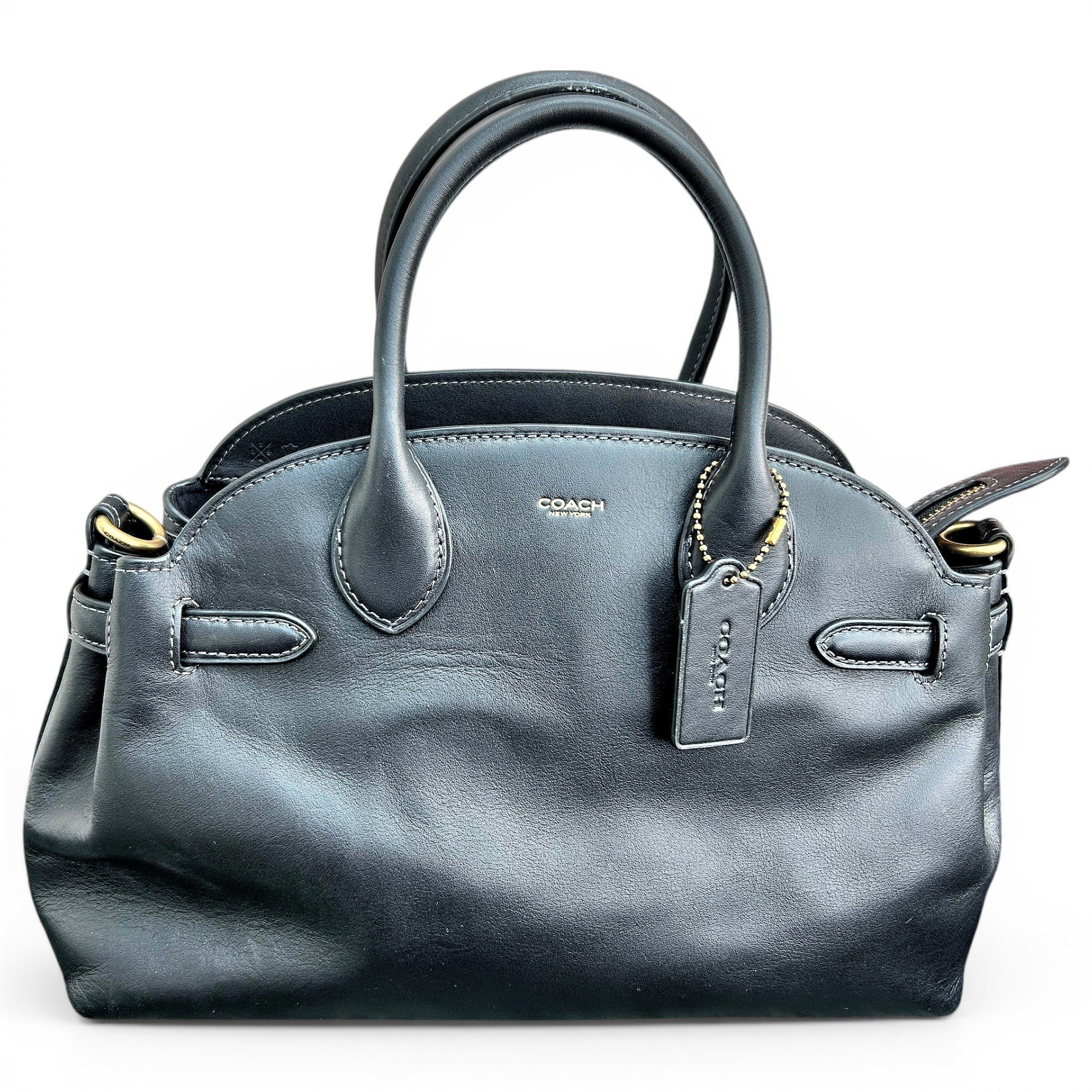 Leather satchel