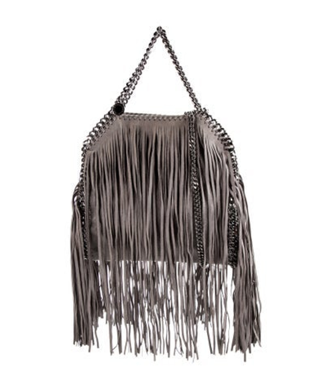 Stella McCartney Mccartney Vegetarian Suede Top Handle Bag