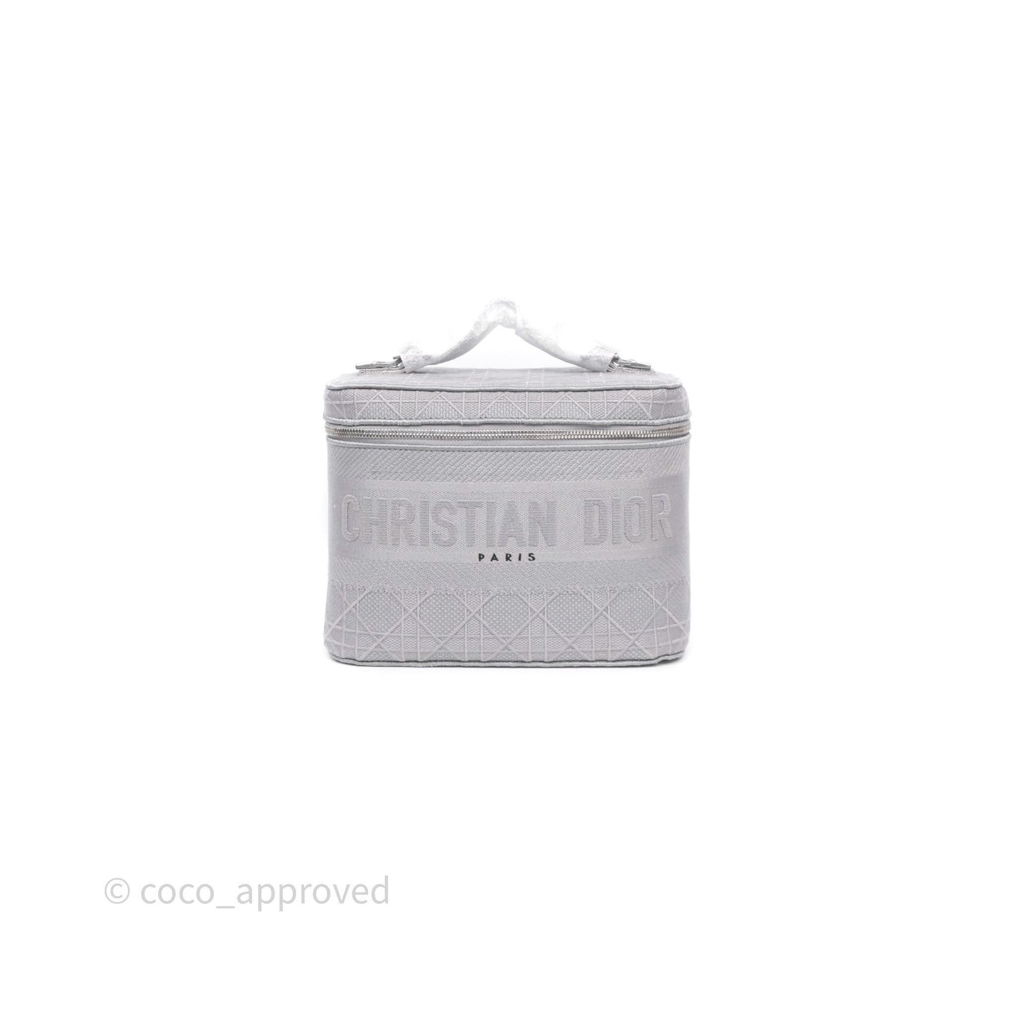 Christian Dior DiorTravel Vanity Case Canvas in Grey