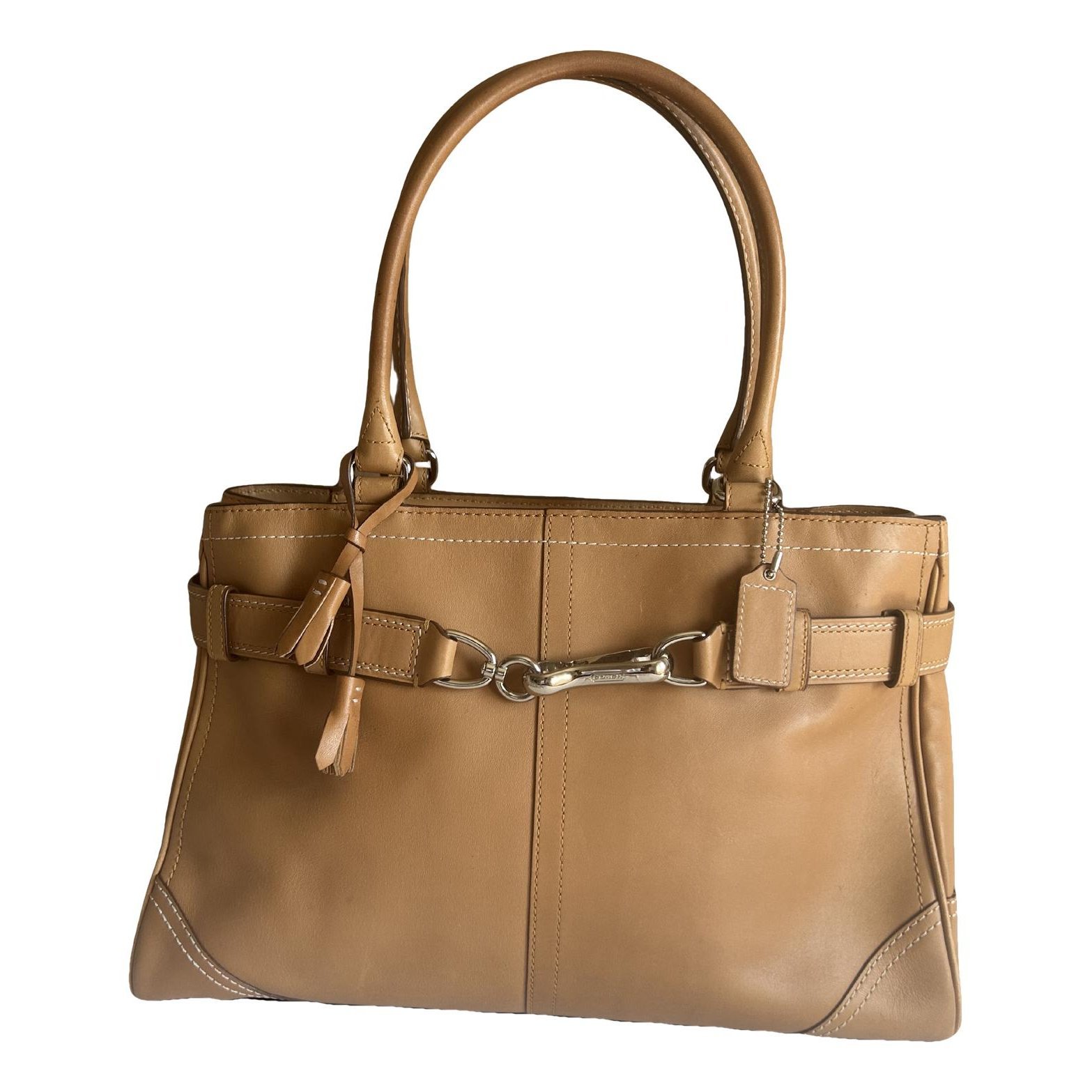 Signature Sufflette leather handbag
