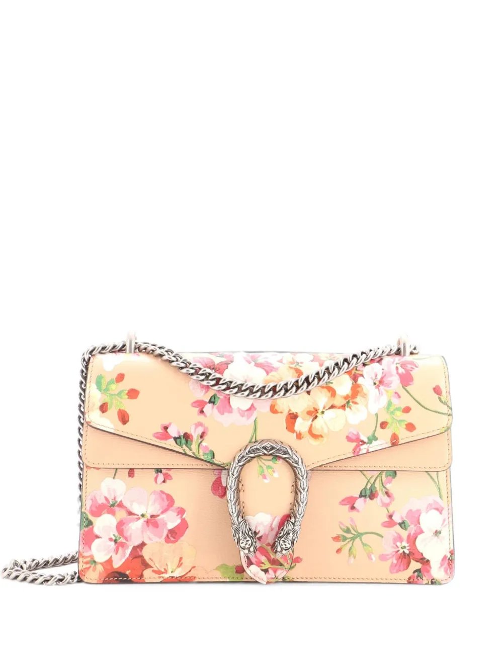 Dionysus Bag Blooms Print Leather Small shoulder bag