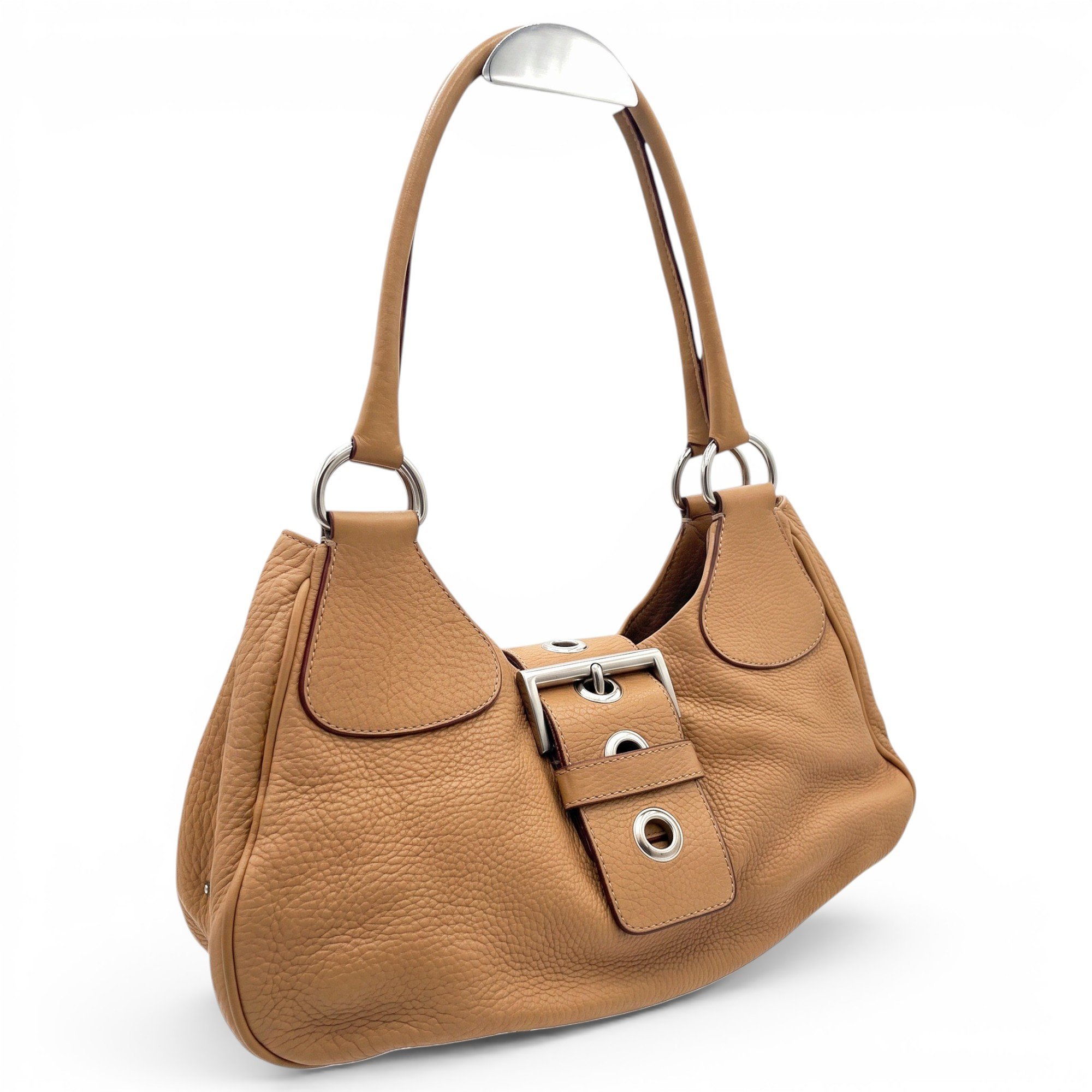 Moon leather handbag