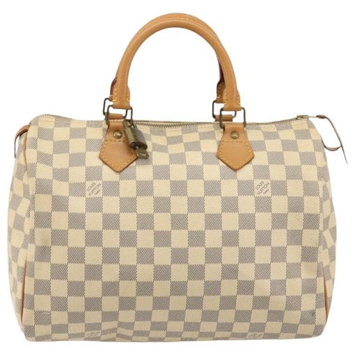 Louis Vuitton Speedy leather handbag