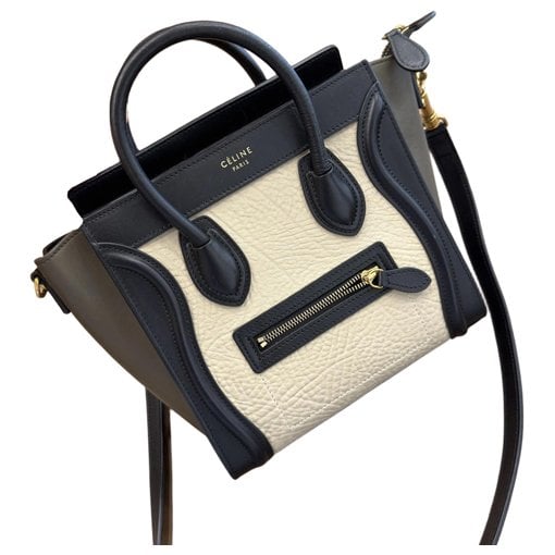 Nano Luggage leather handbag