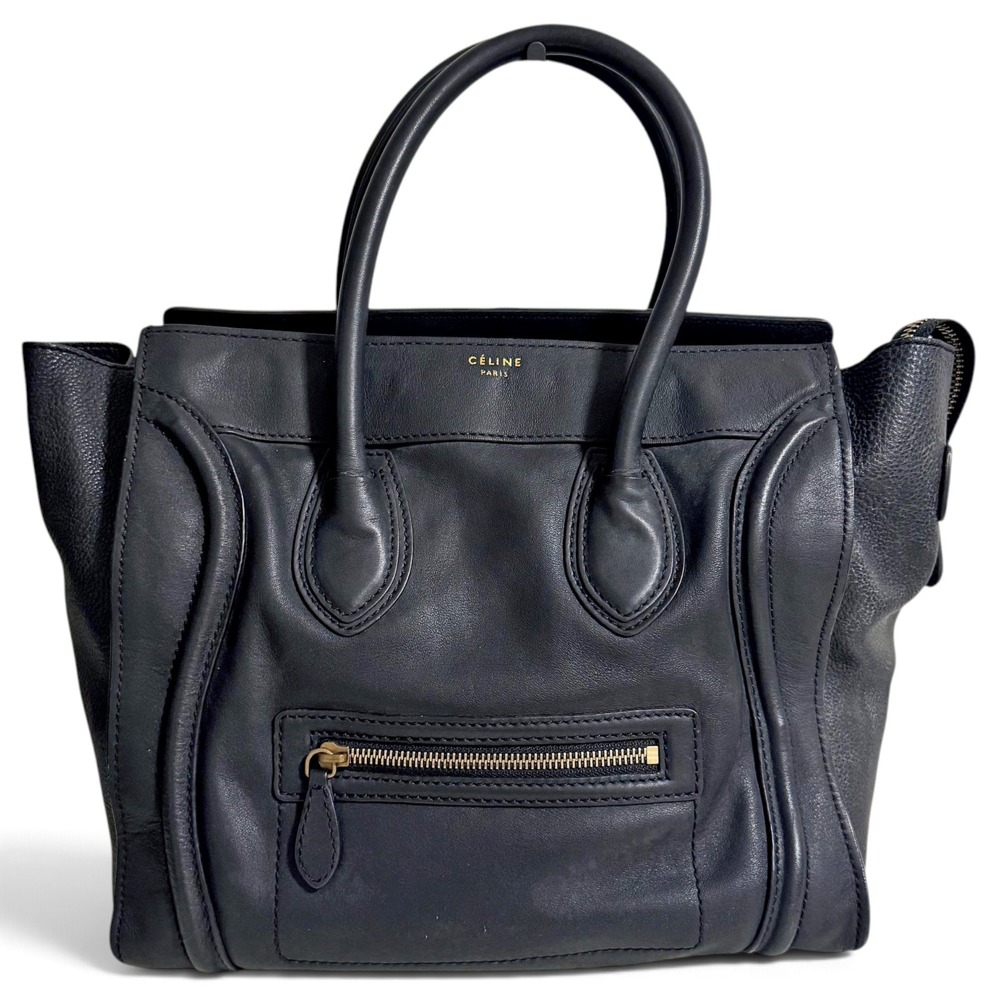 Luggage leather handbag
