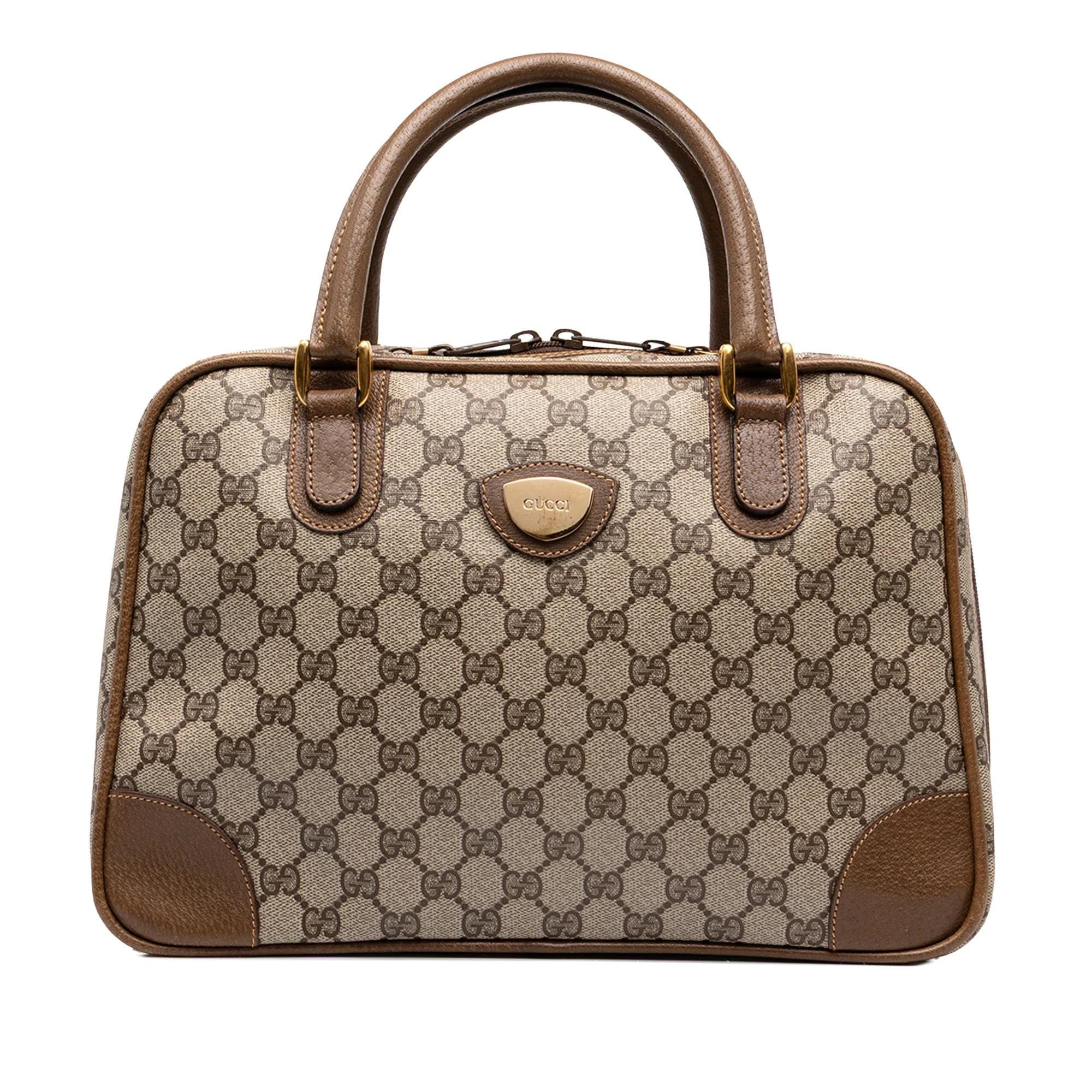 Gucci B leather handbag