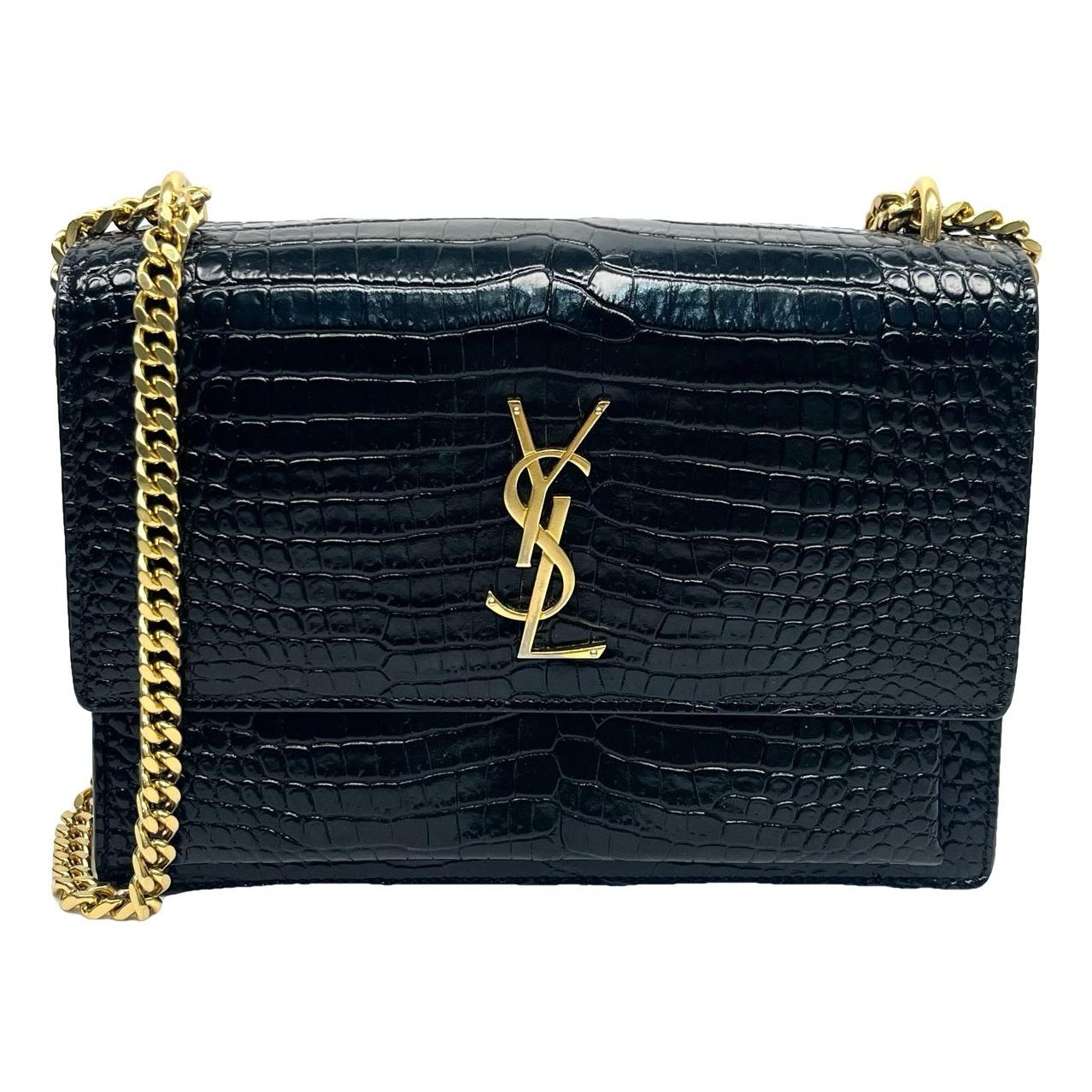 Sunset leather crossbody bag
