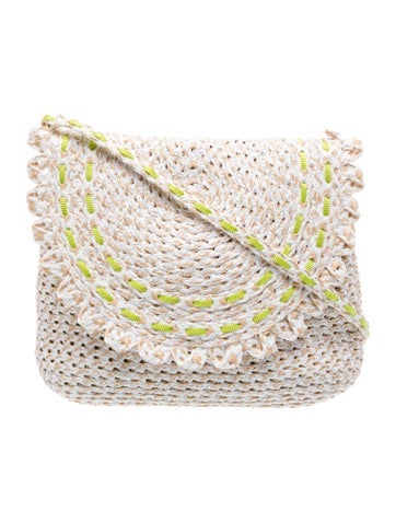 Raffia Crossbody Bag