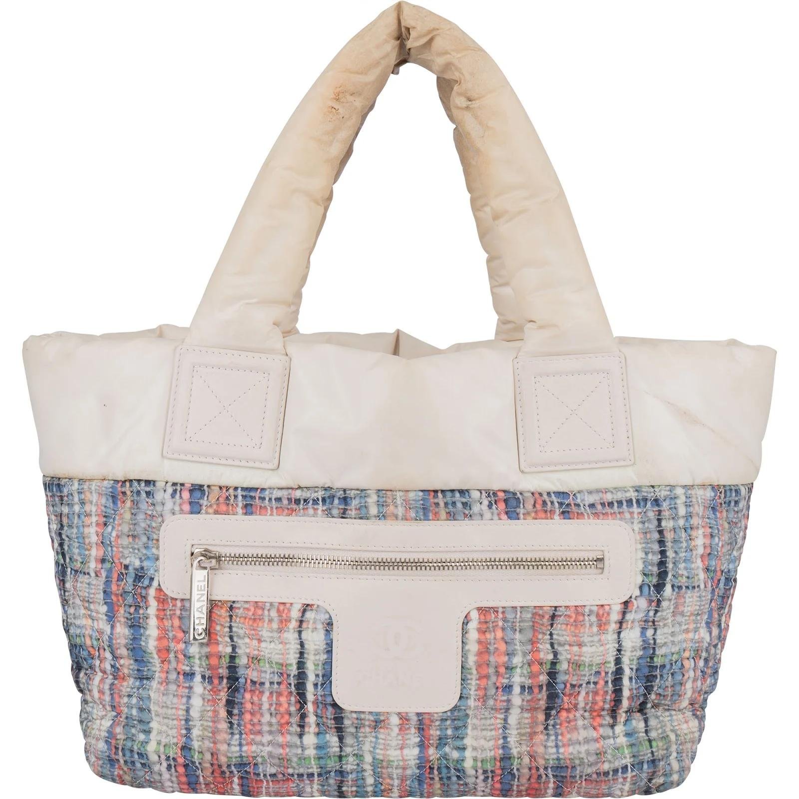 Cocoon tweed tote