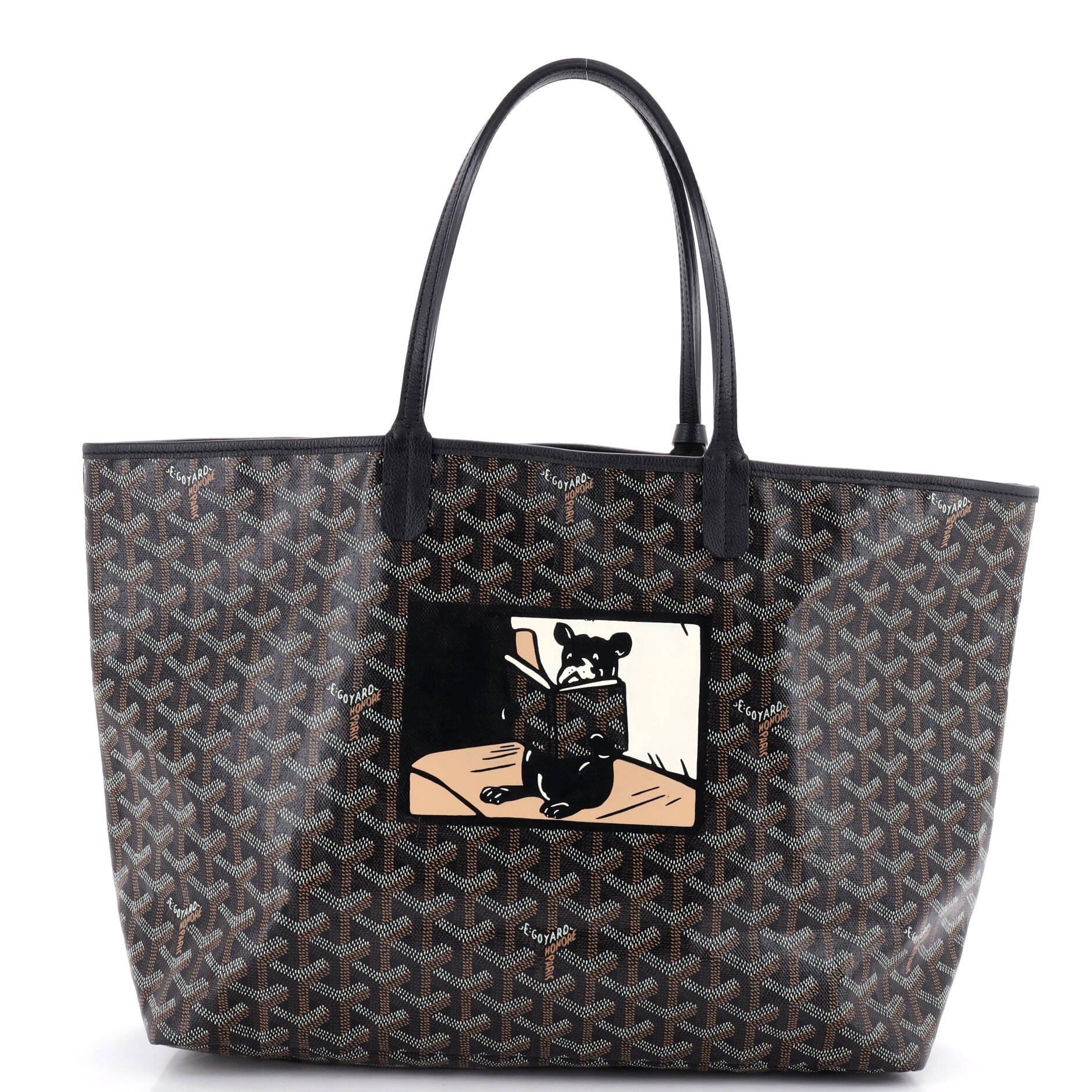 Goyard Saint Louis Tote Printed Coated Canvas PM