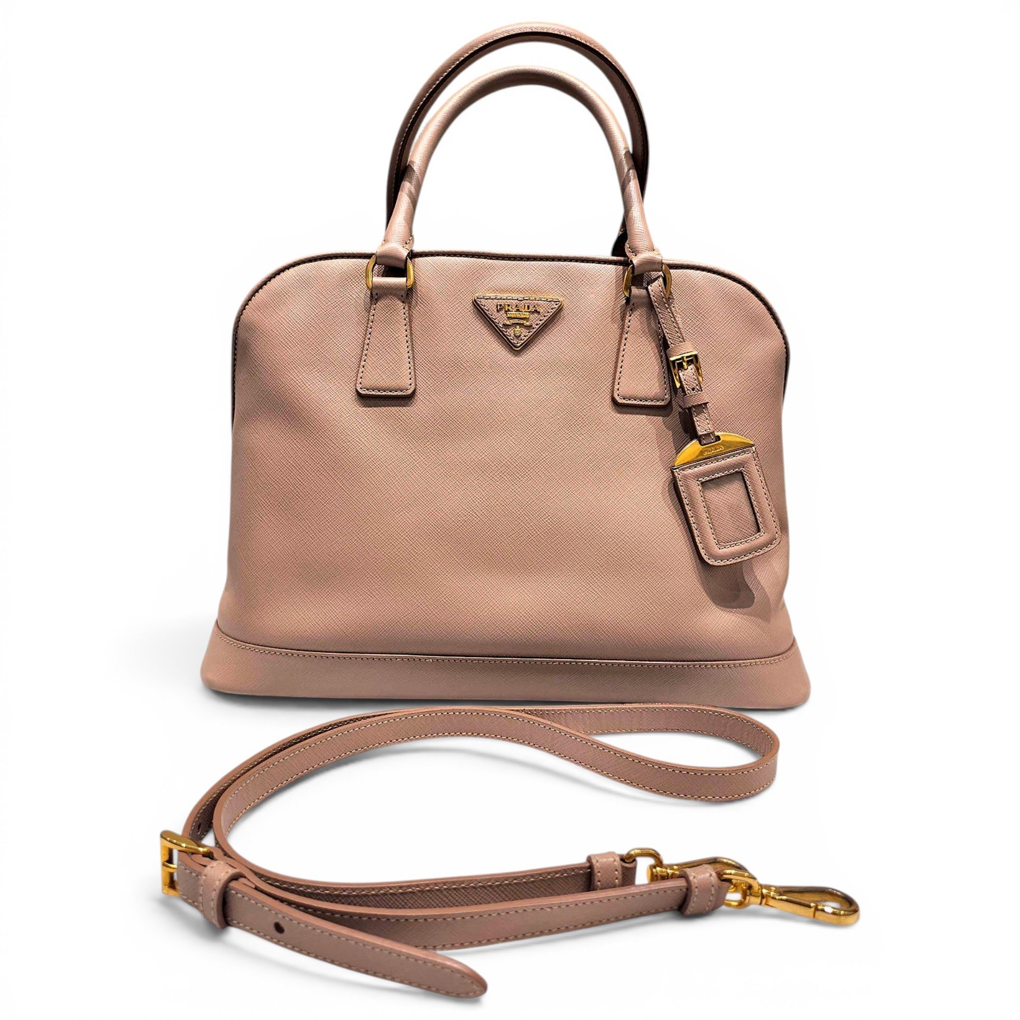Promenade leather handbag