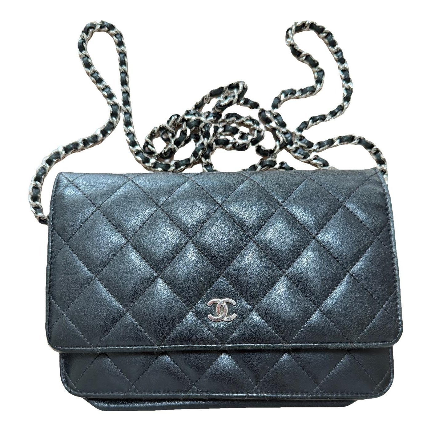 Wallet On Chain Timeless/Classique leather crossbody bag