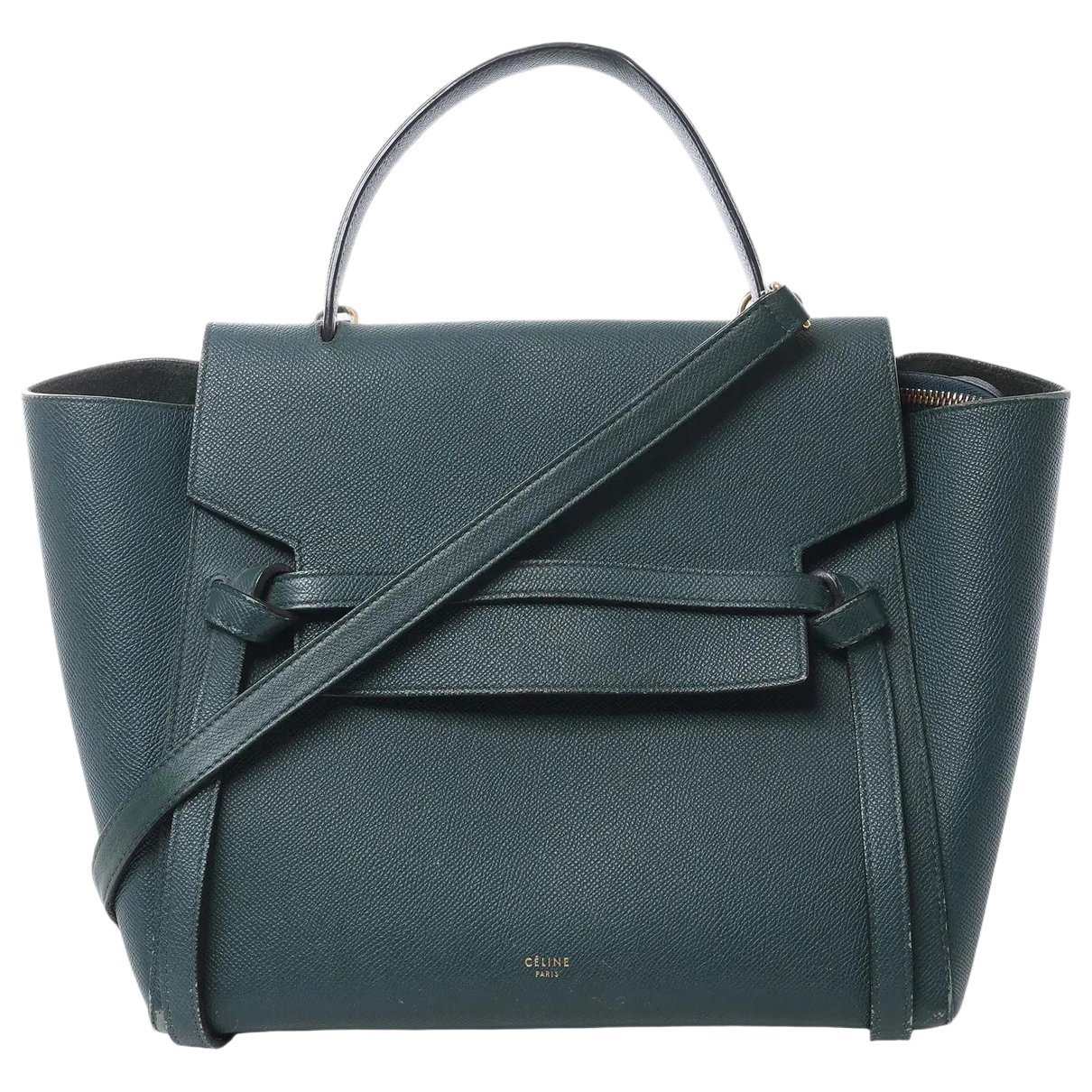 Belt leather handbag