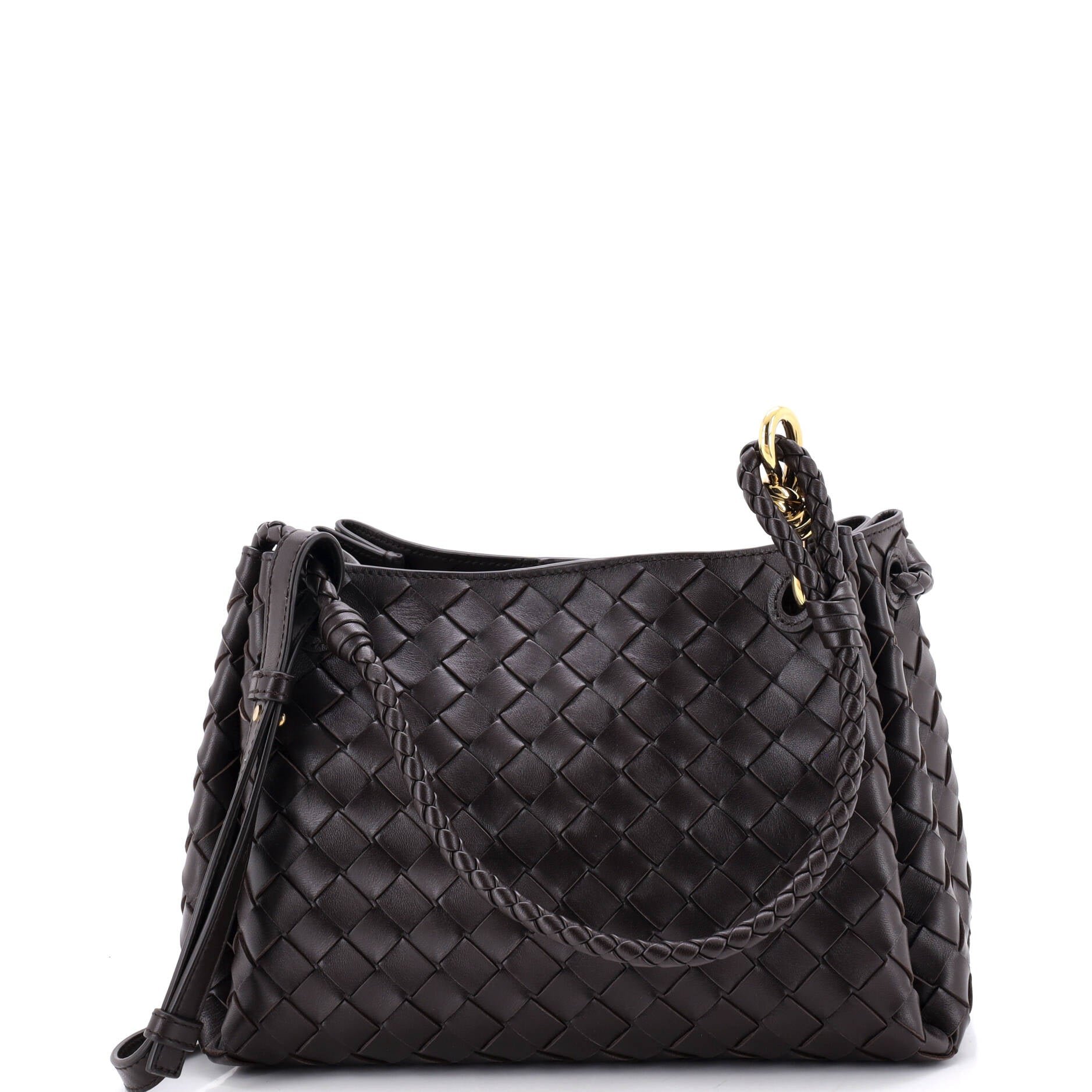 Parachute Handle Bag Intrecciato Leather Small
