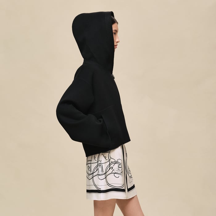 Noir Hooded Jacket