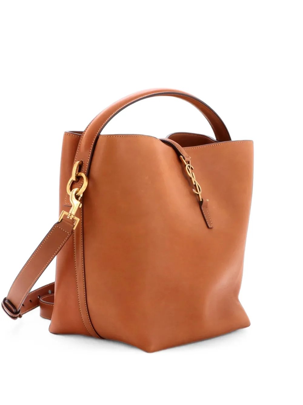Le 37 Leather bucket bag