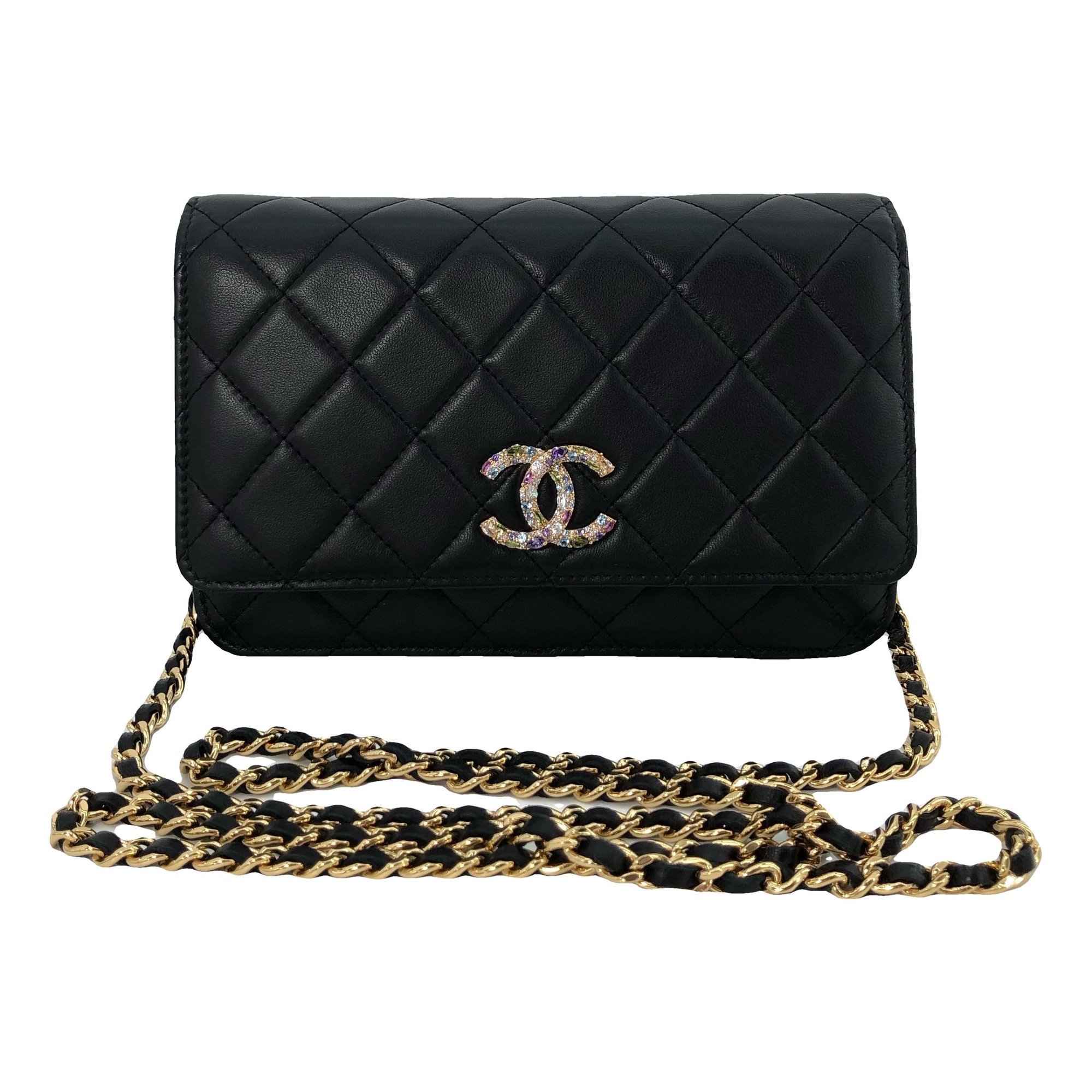 Wallet On Chain Timeless/Classique leather crossbody bag