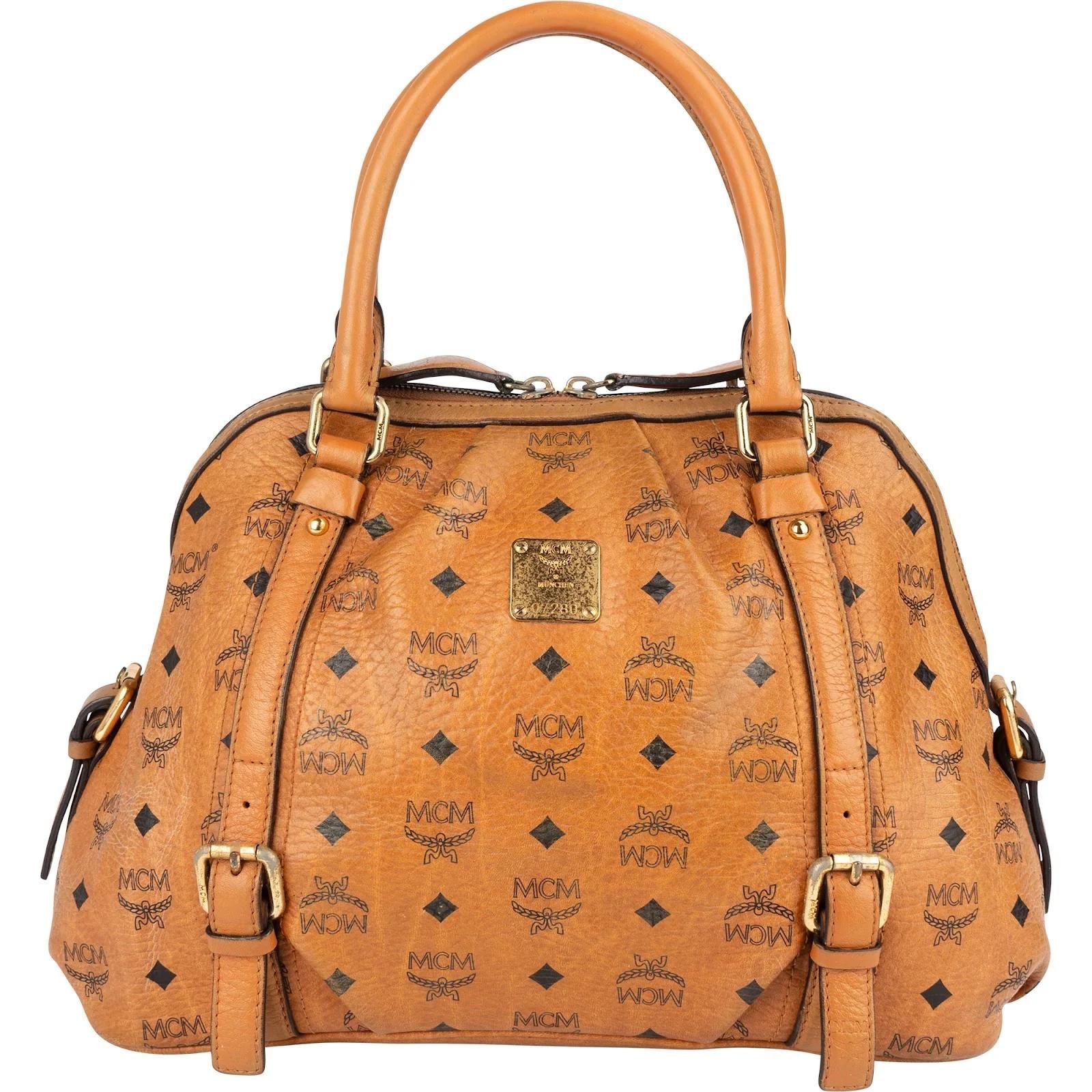 Boston leather handbag
