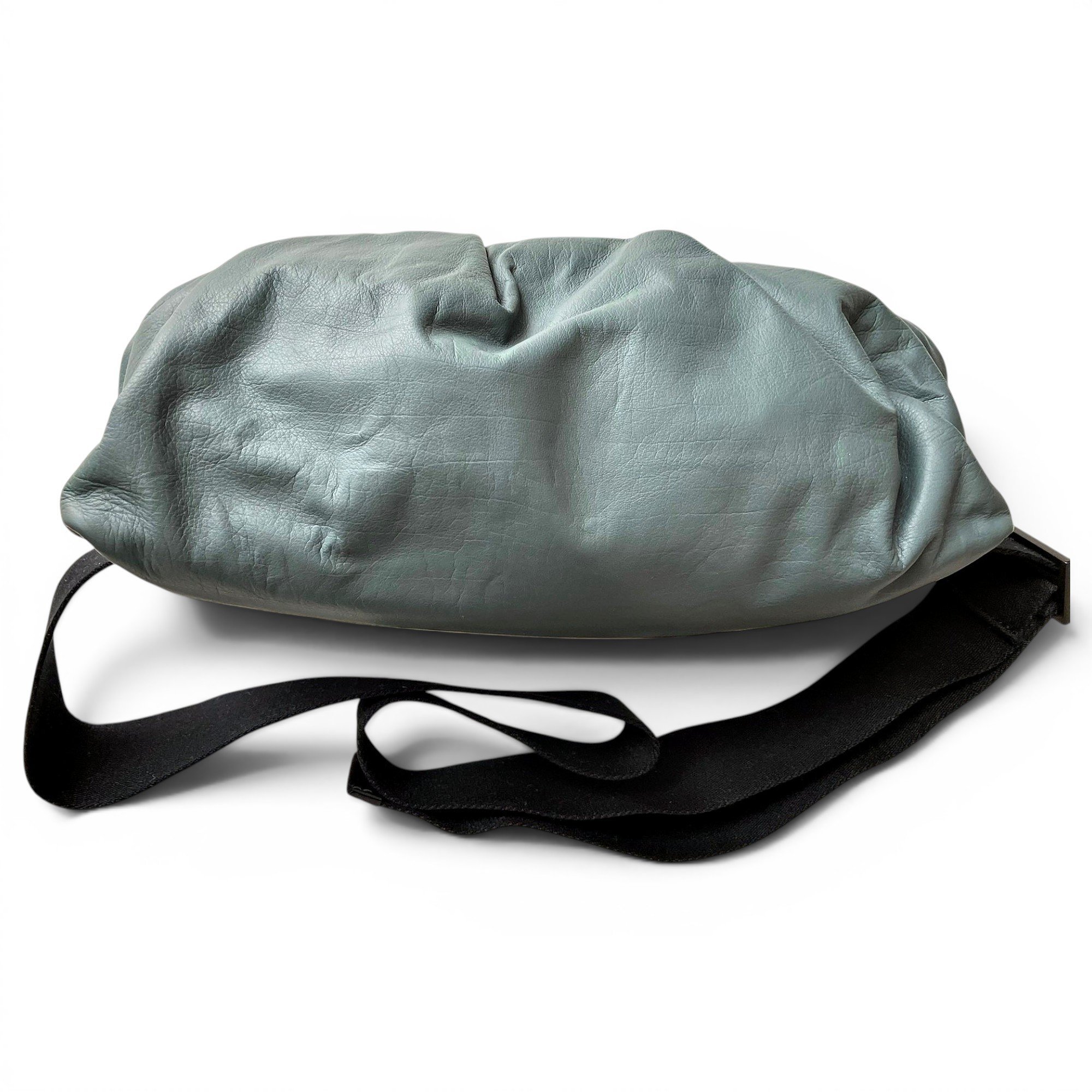 Pouch leather handbag