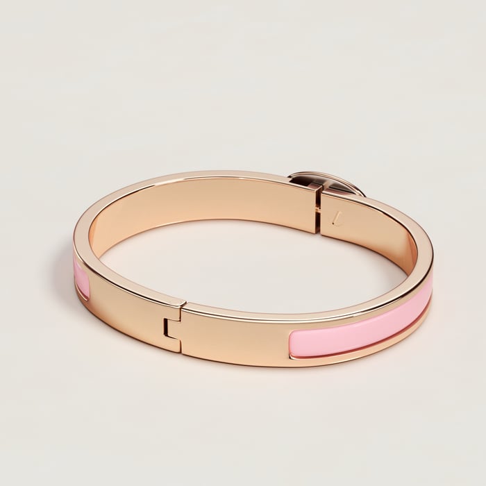 Rose Fever Mini Clic Chaine d'Ancre Bracelet