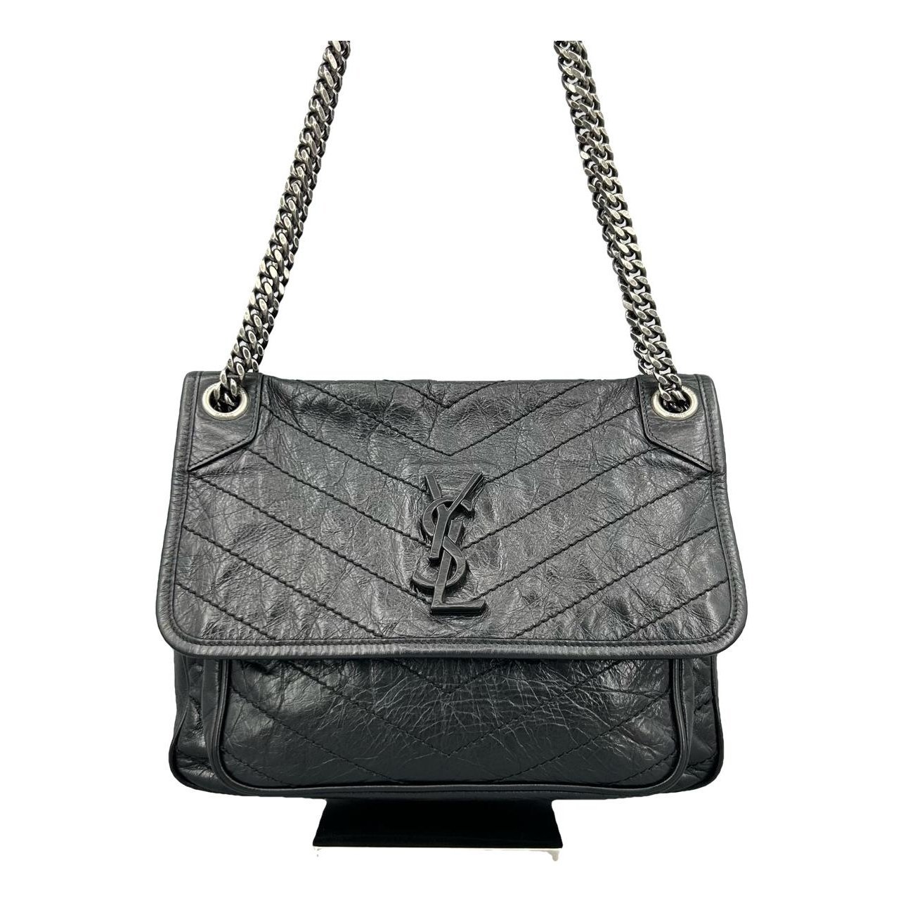 Niki leather crossbody bag