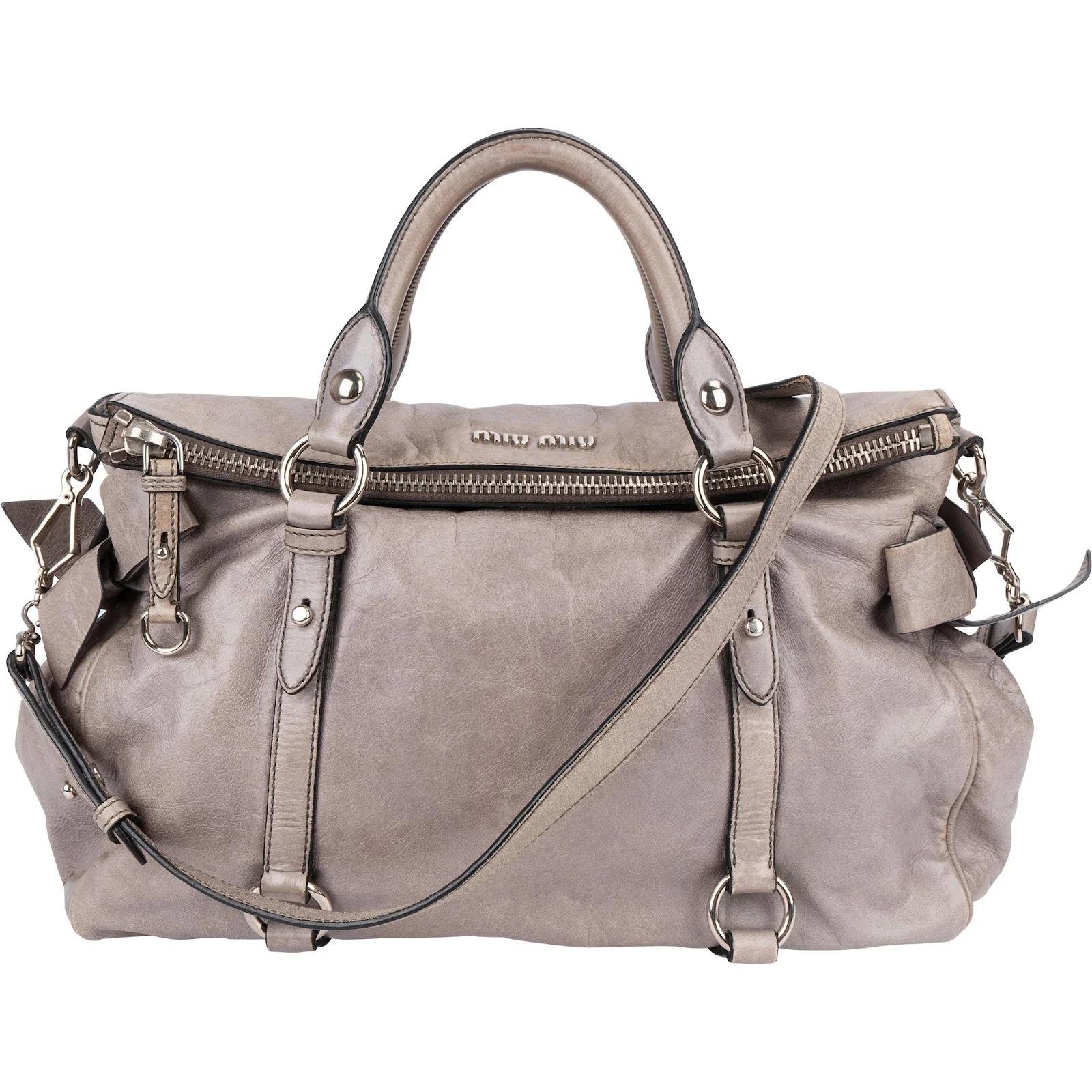 Vitello leather handbag