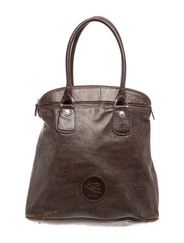 Leather Top Handle Bag