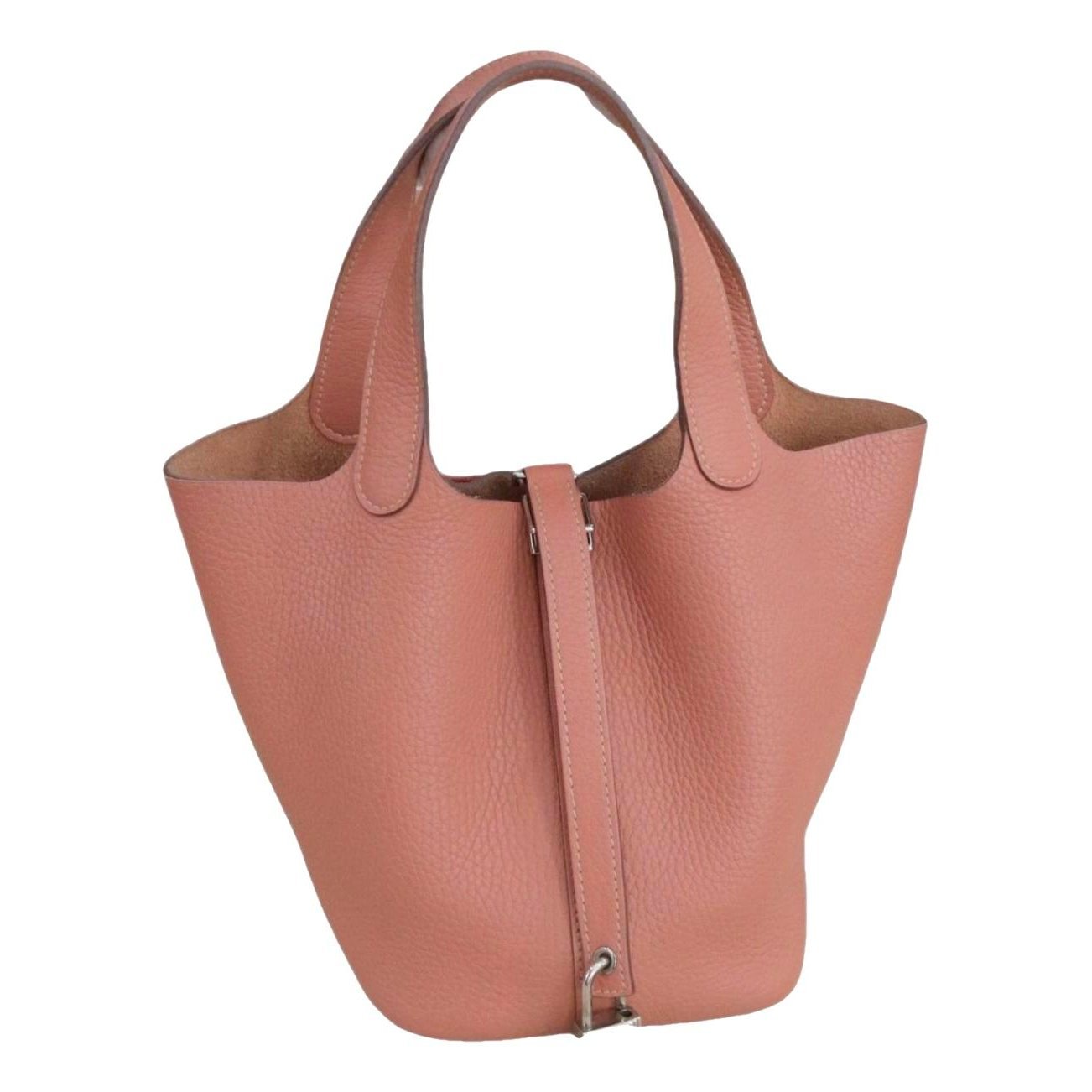 Picotin leather tote