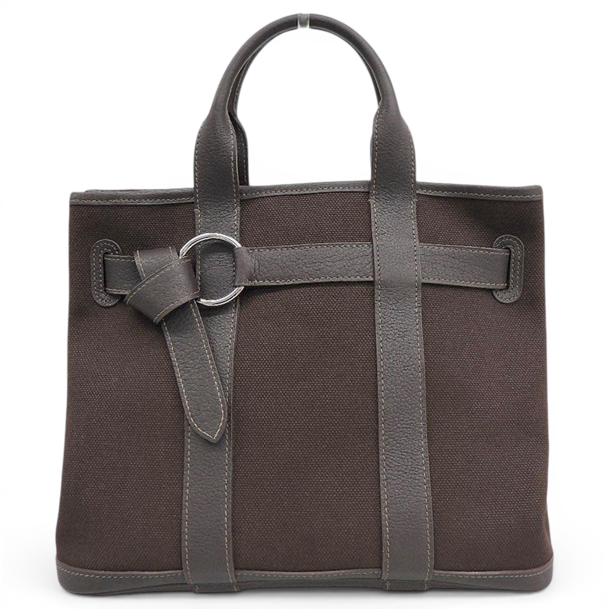 Petite Ceinture leather tote