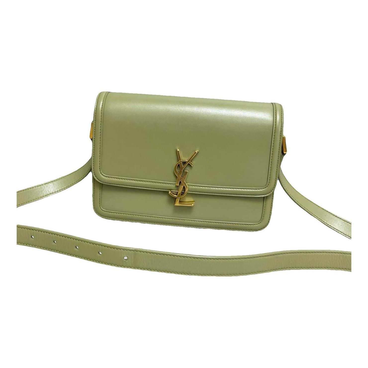 Solférino leather handbag